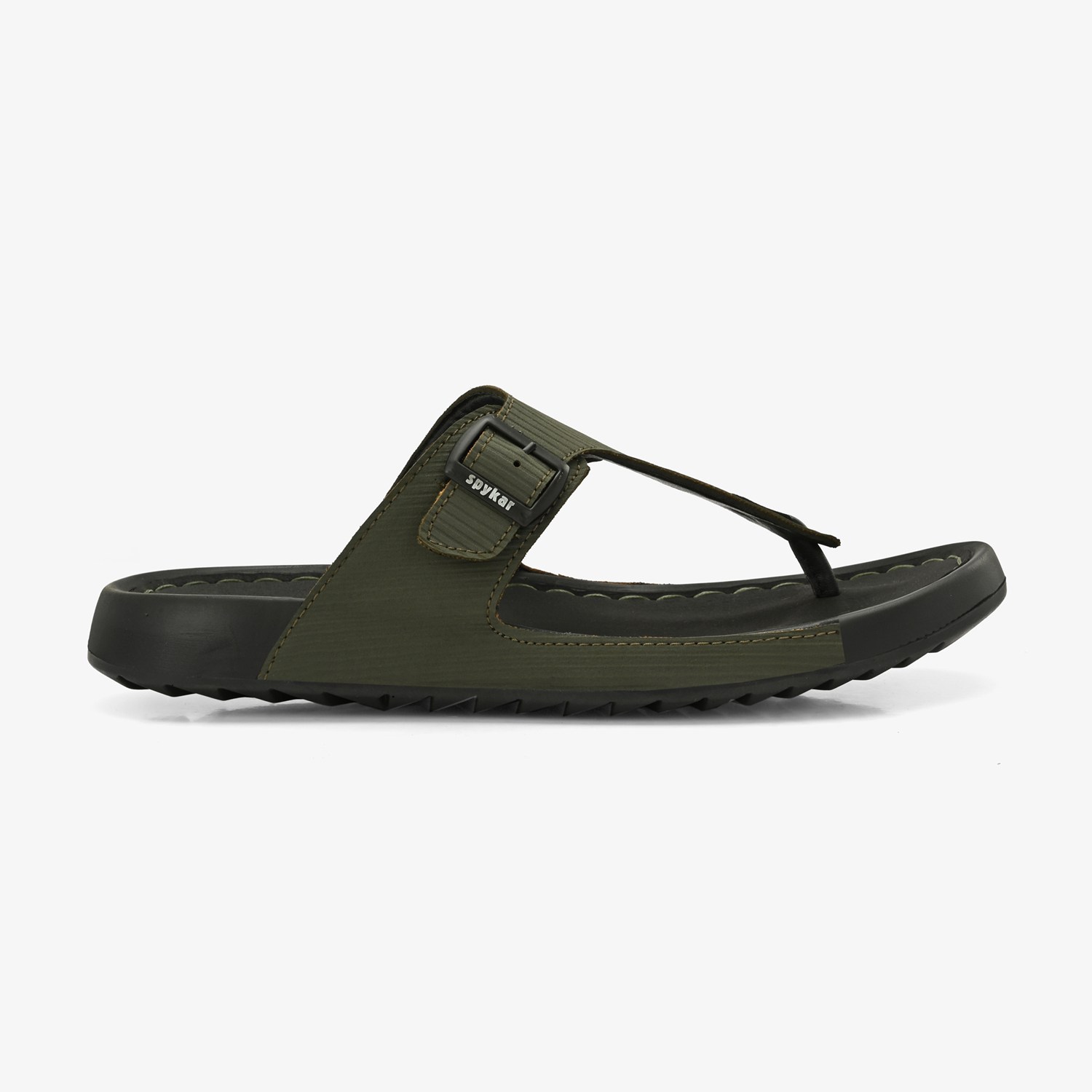 Mens Olive Casual Sandals