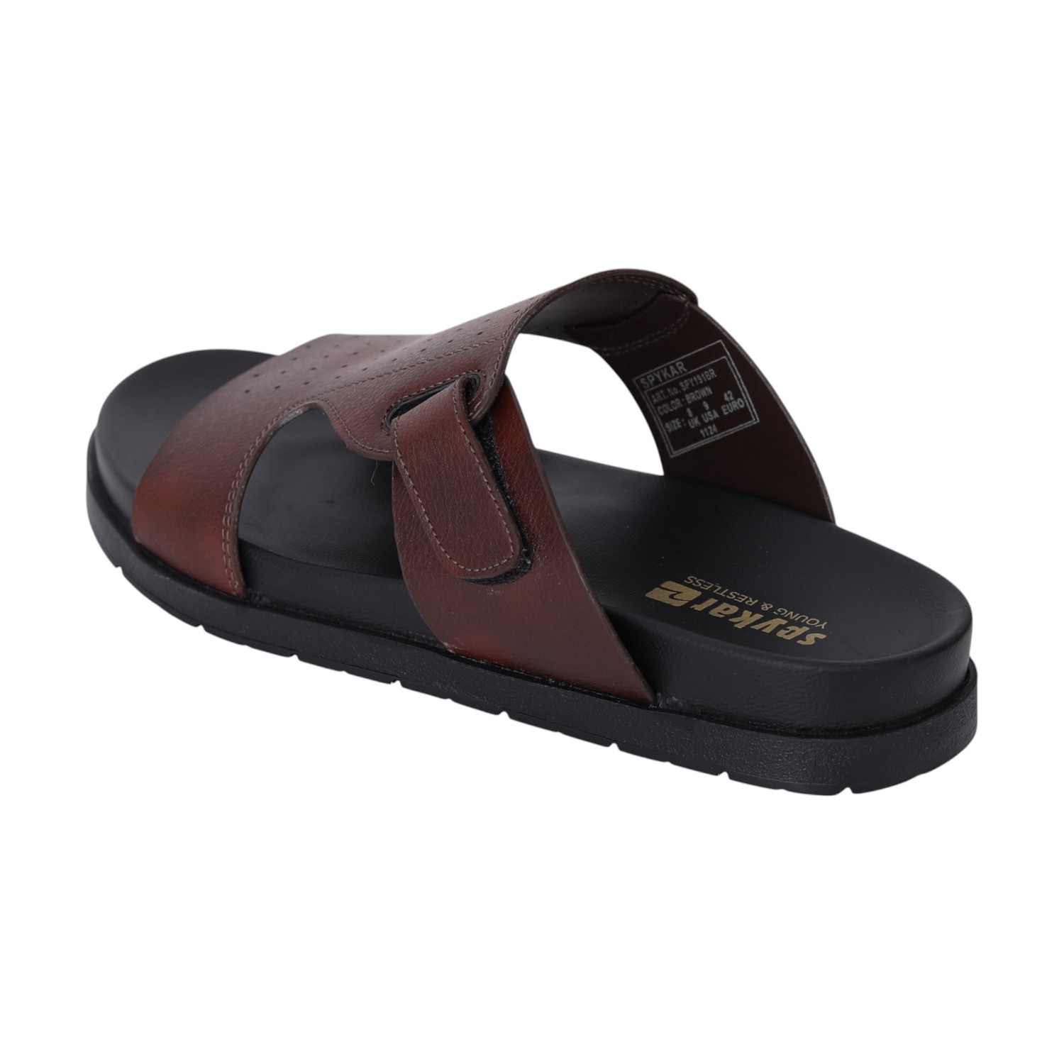 Mens Stomper Brown Casual Sandals