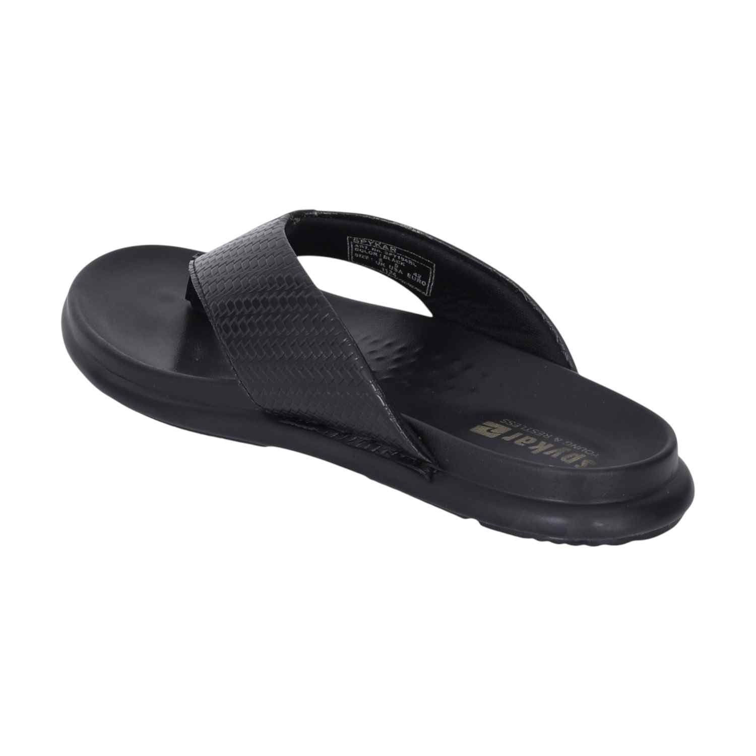 Mens Josh Black Casual Sandals