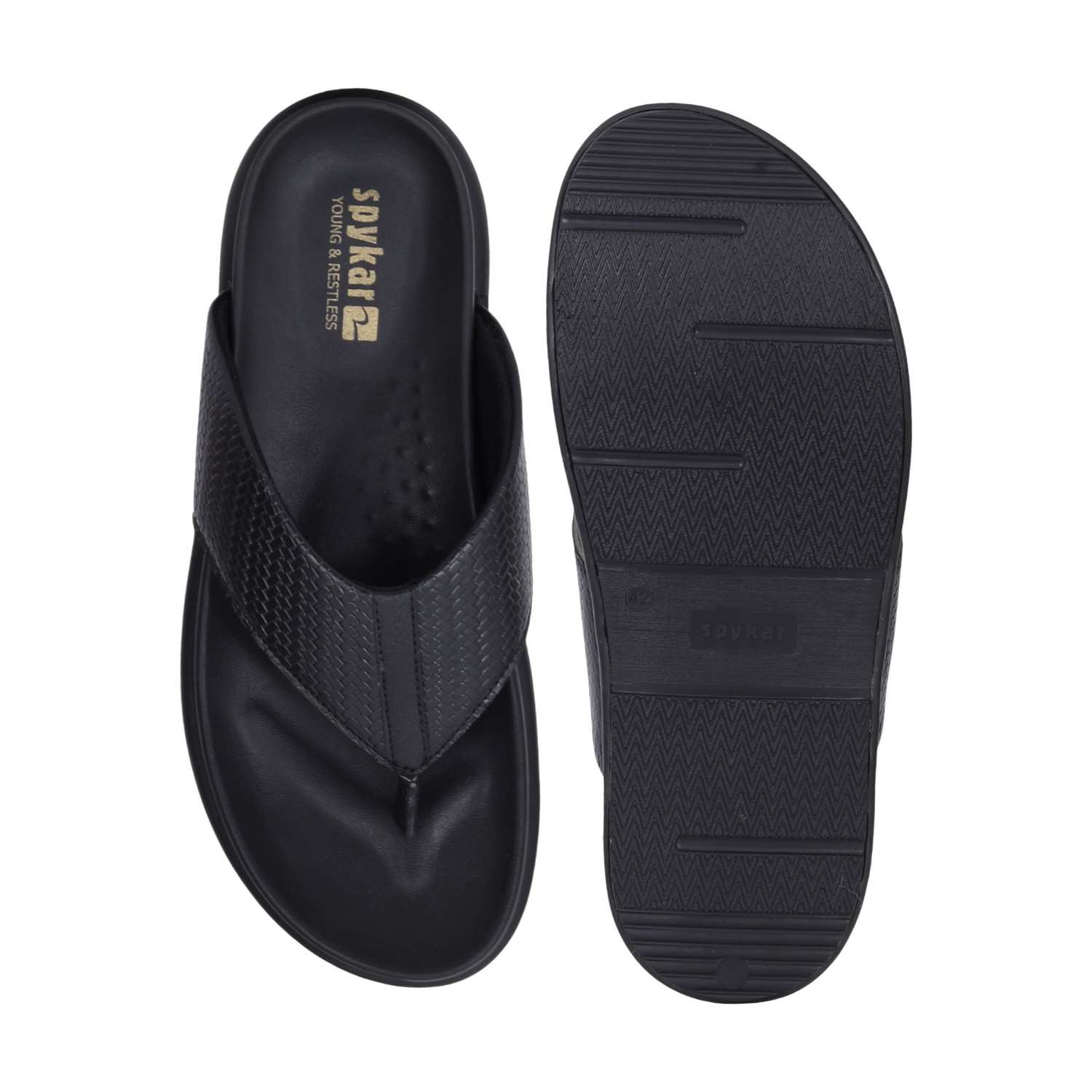 Mens Josh Black Casual Sandals