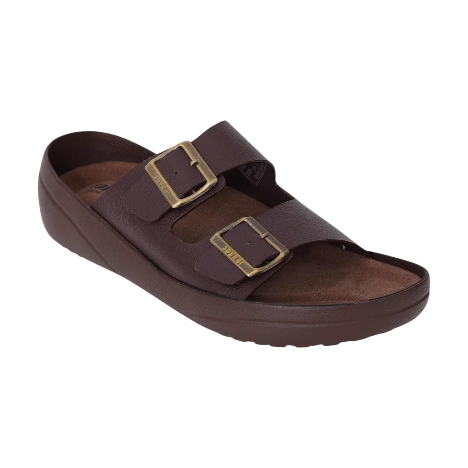 Mens Orlando Brown Casual Sandals