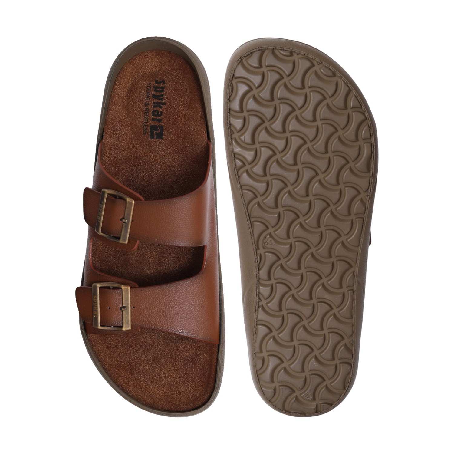 Mens Orlando Tan Casual Sandals