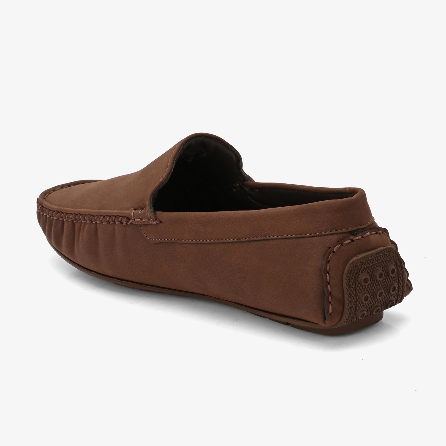 Mens Brown Slip On Loafers