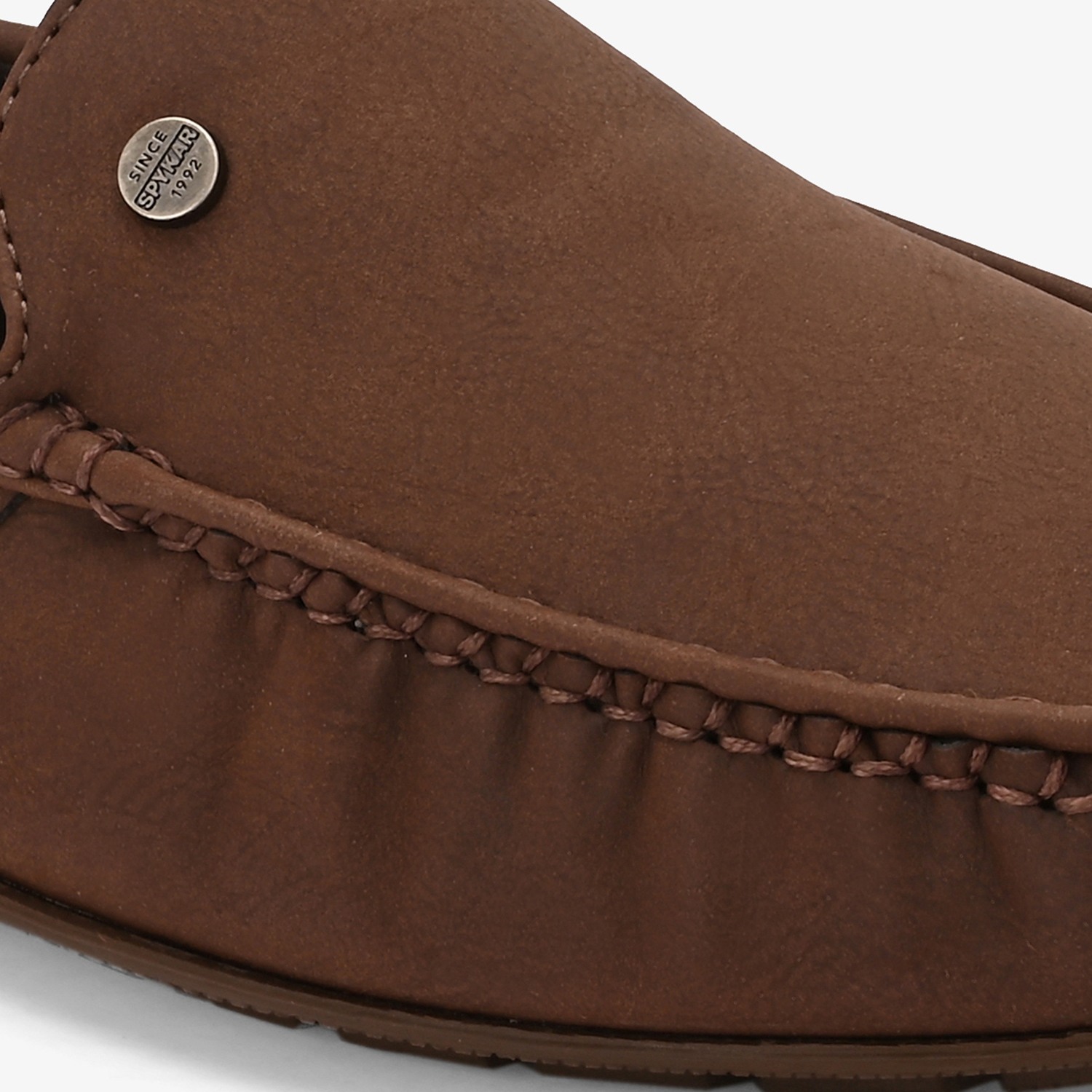 Mens Brown Slip On Loafers