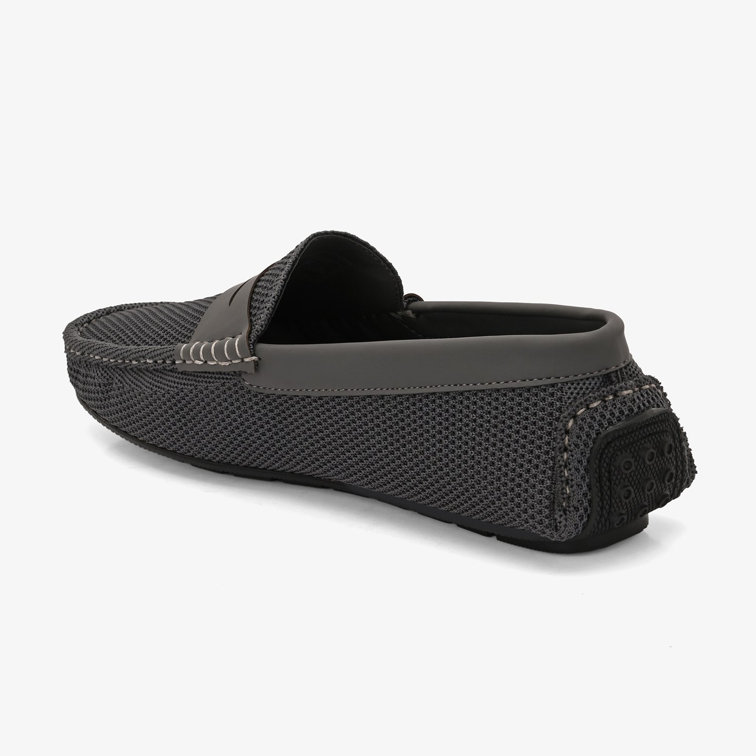 Mens Grey Slip On Loafers