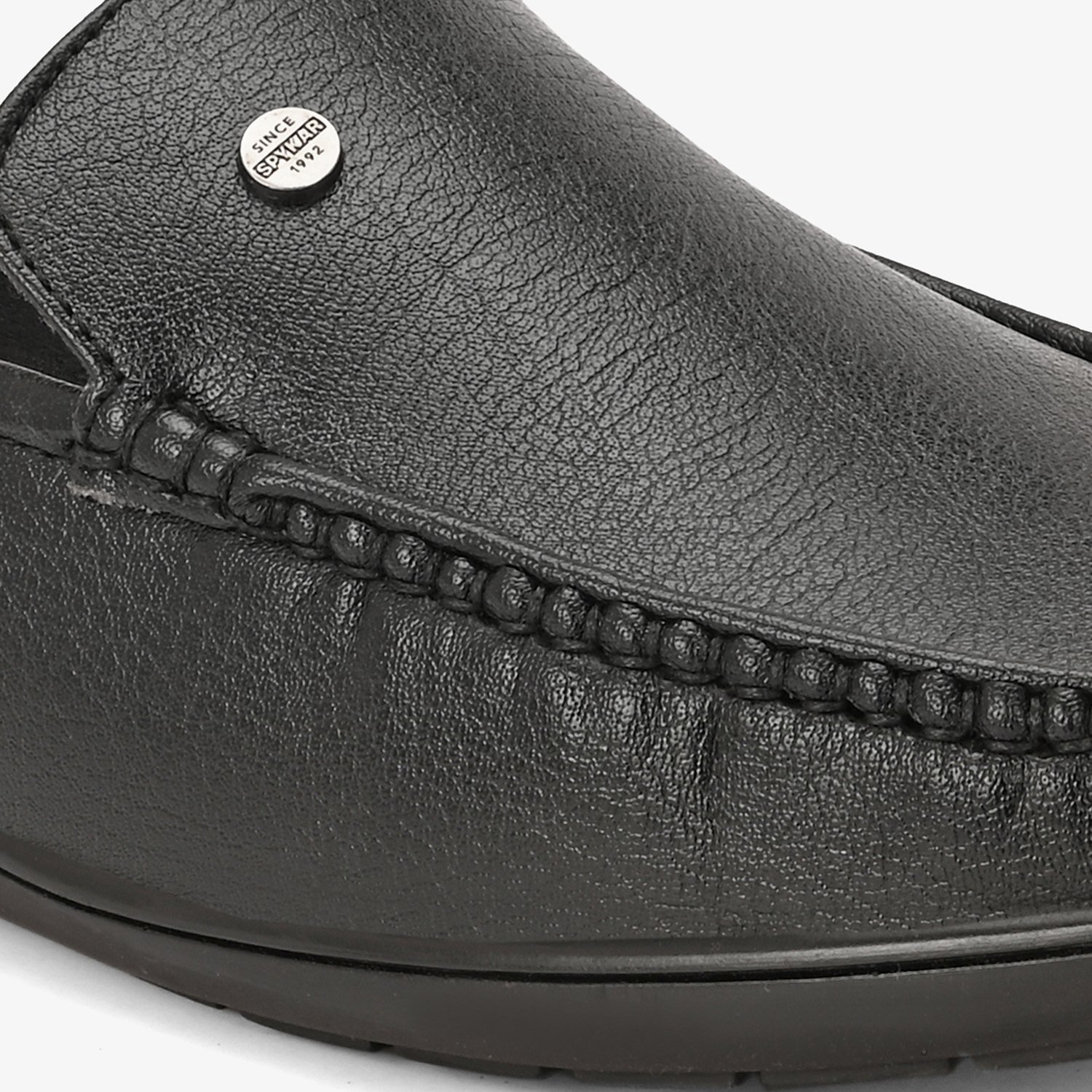 Mens Black Slip On Loafers