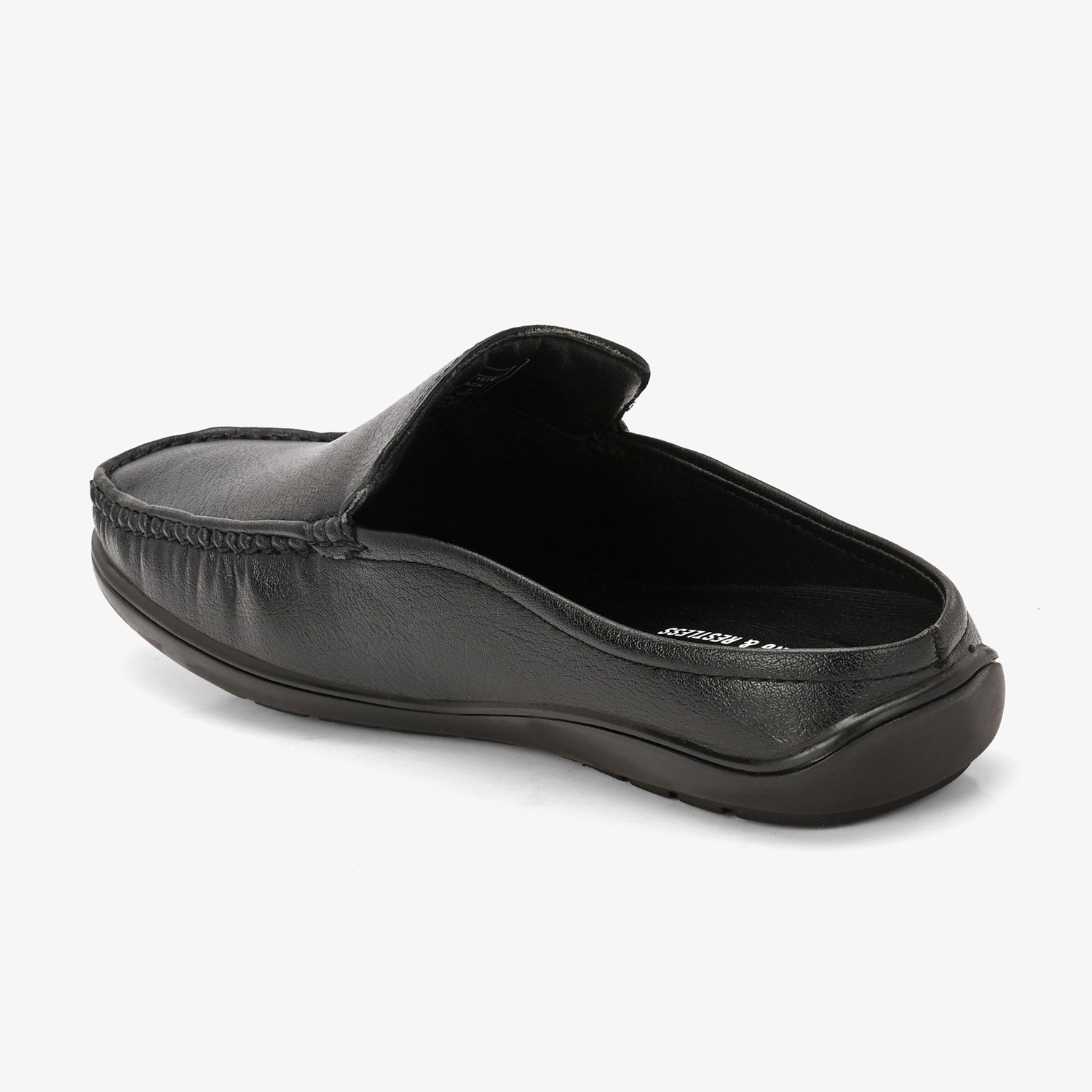 Mens Black Slip On Loafers