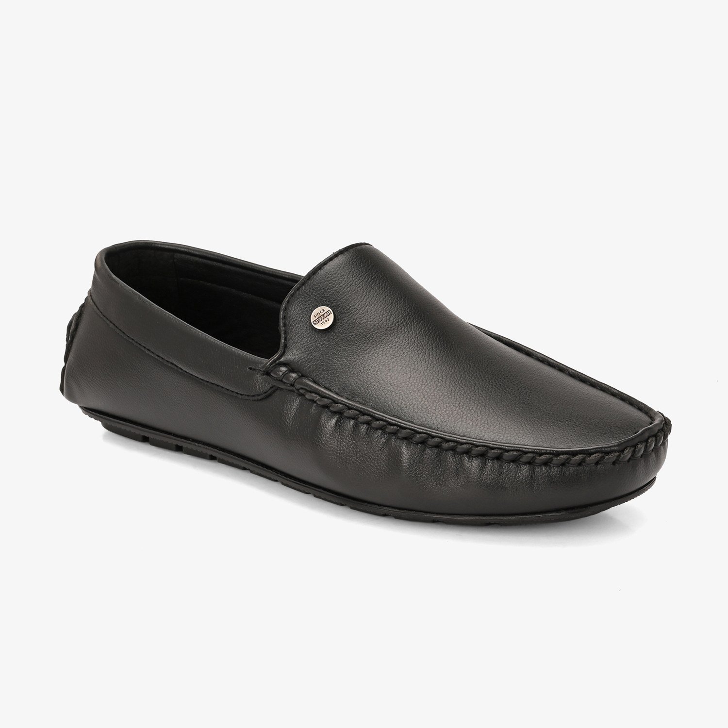 Mens Black Slip On Loafers