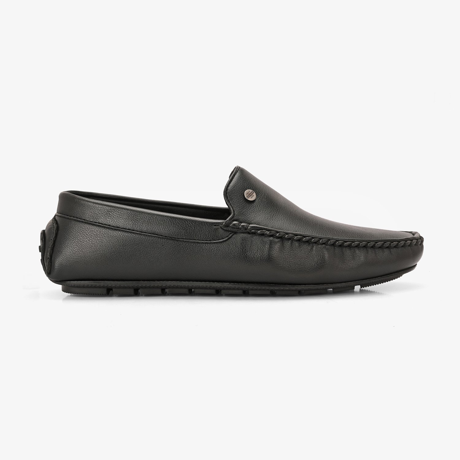 Mens Black Slip On Loafers