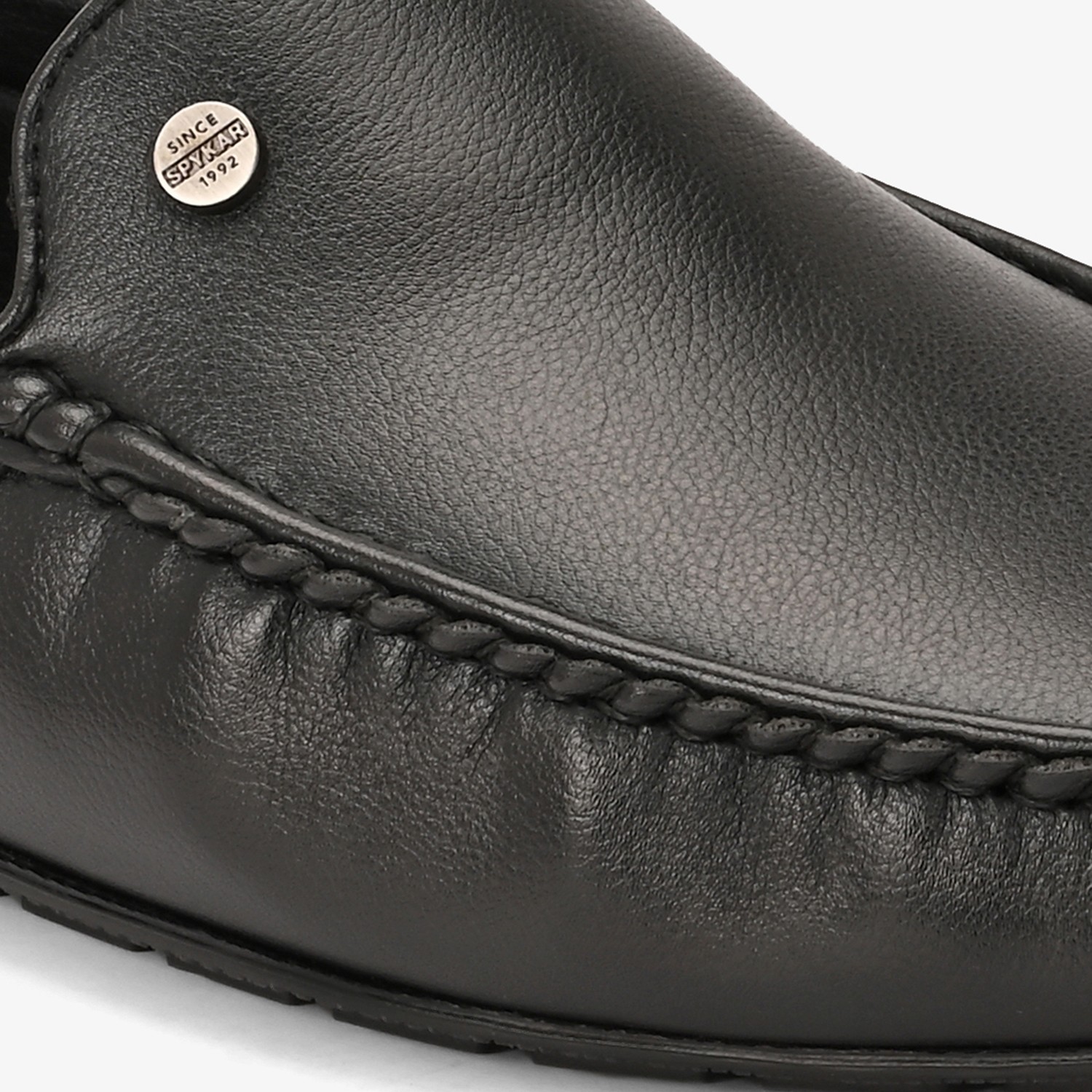 Mens Black Slip On Loafers