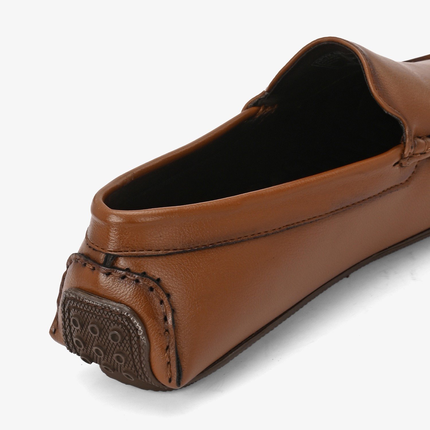 Mens Tan Slip On Loafers
