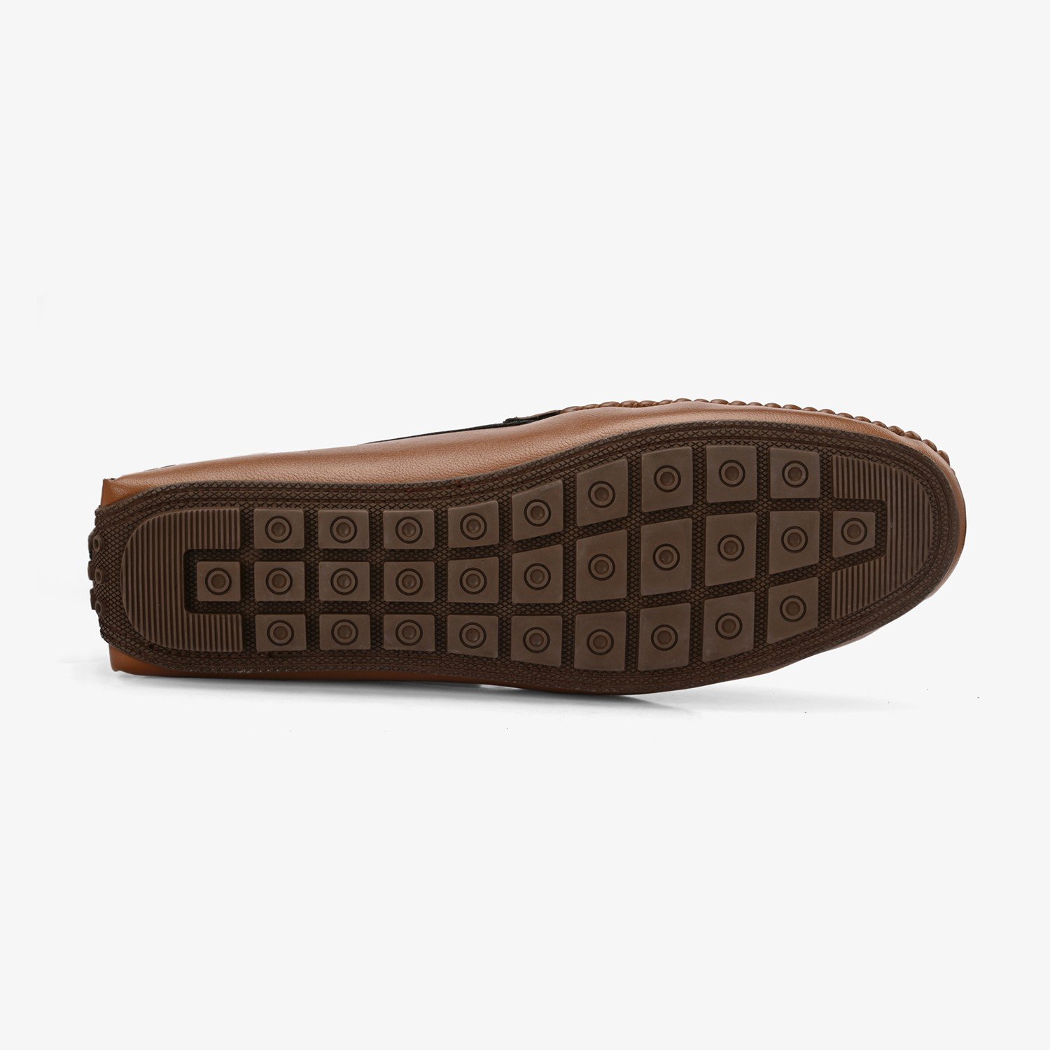 Mens Tan Slip On Loafers