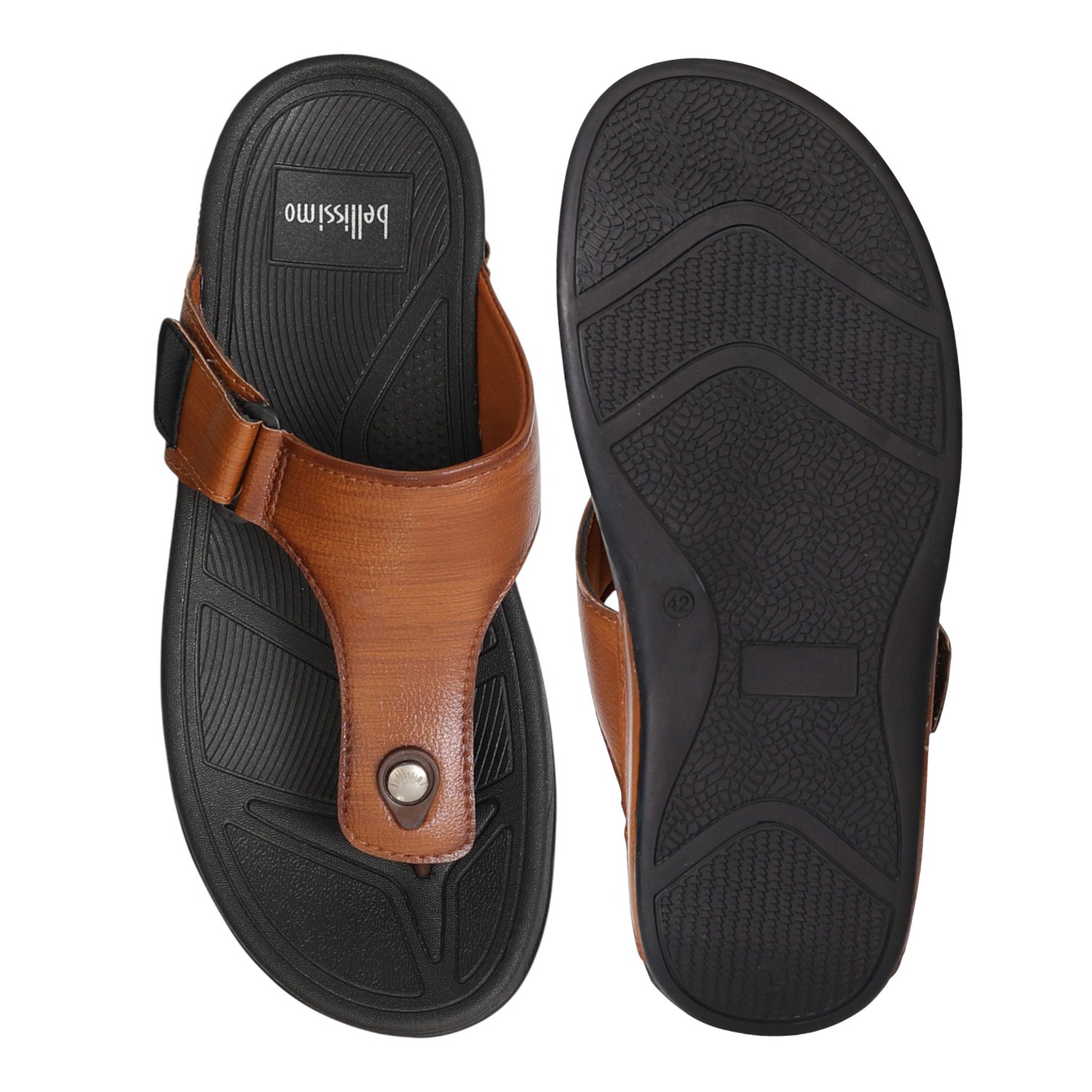 Men Tan UrbanCraft Comfort Chappal