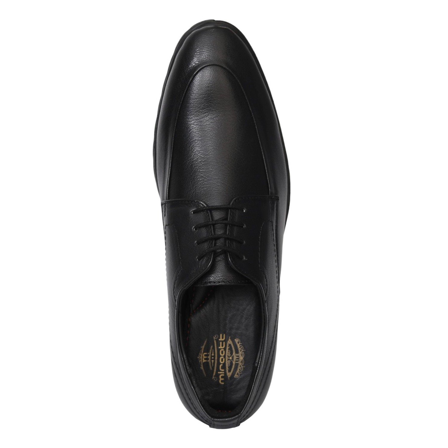Men Black Signature Office Lace-Ups