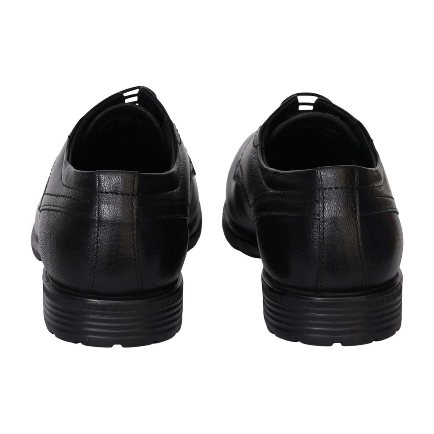 Men Black Signature Office Lace-Ups