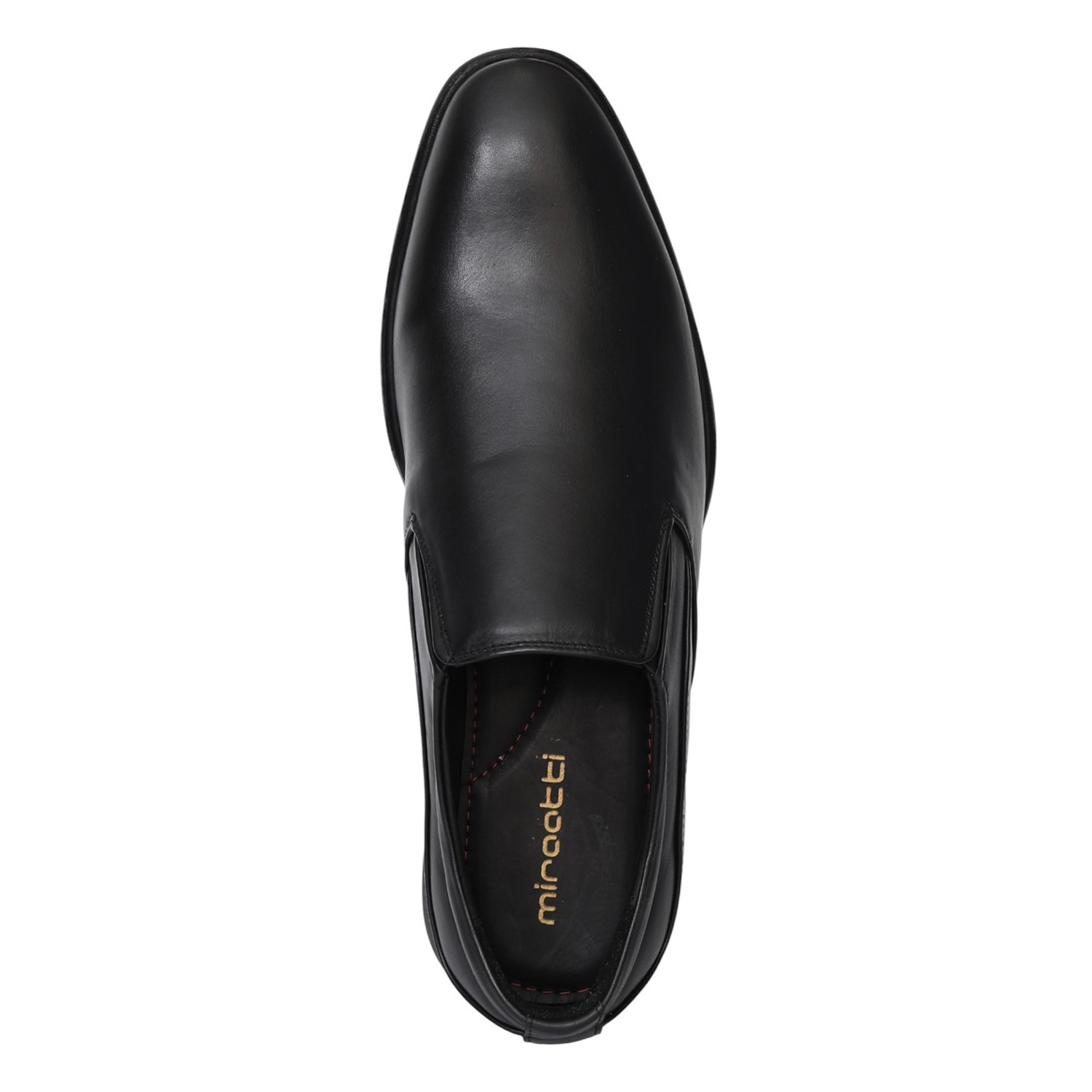 Men Black Classic Office Comfort Slip-Ons