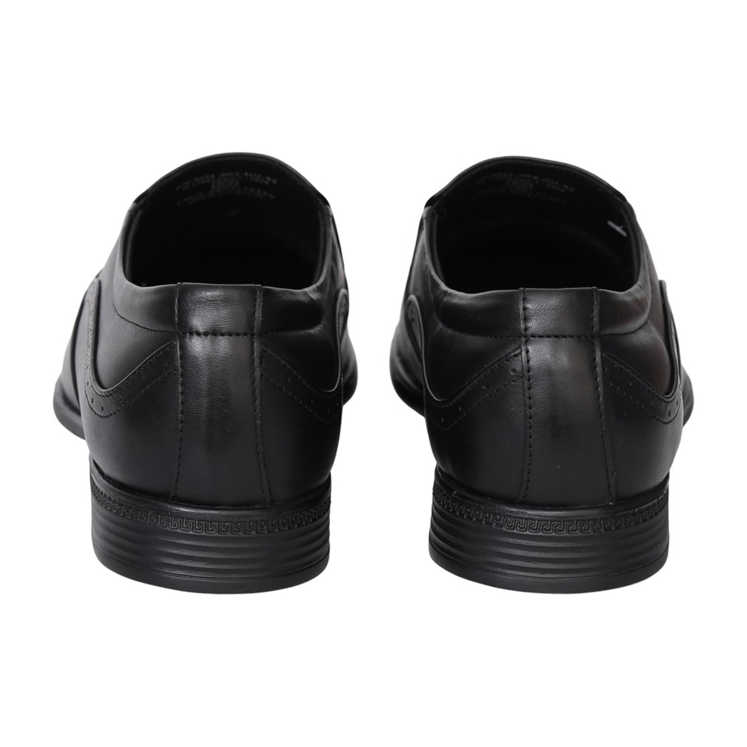 Men Black Classic Office Comfort Slip-Ons