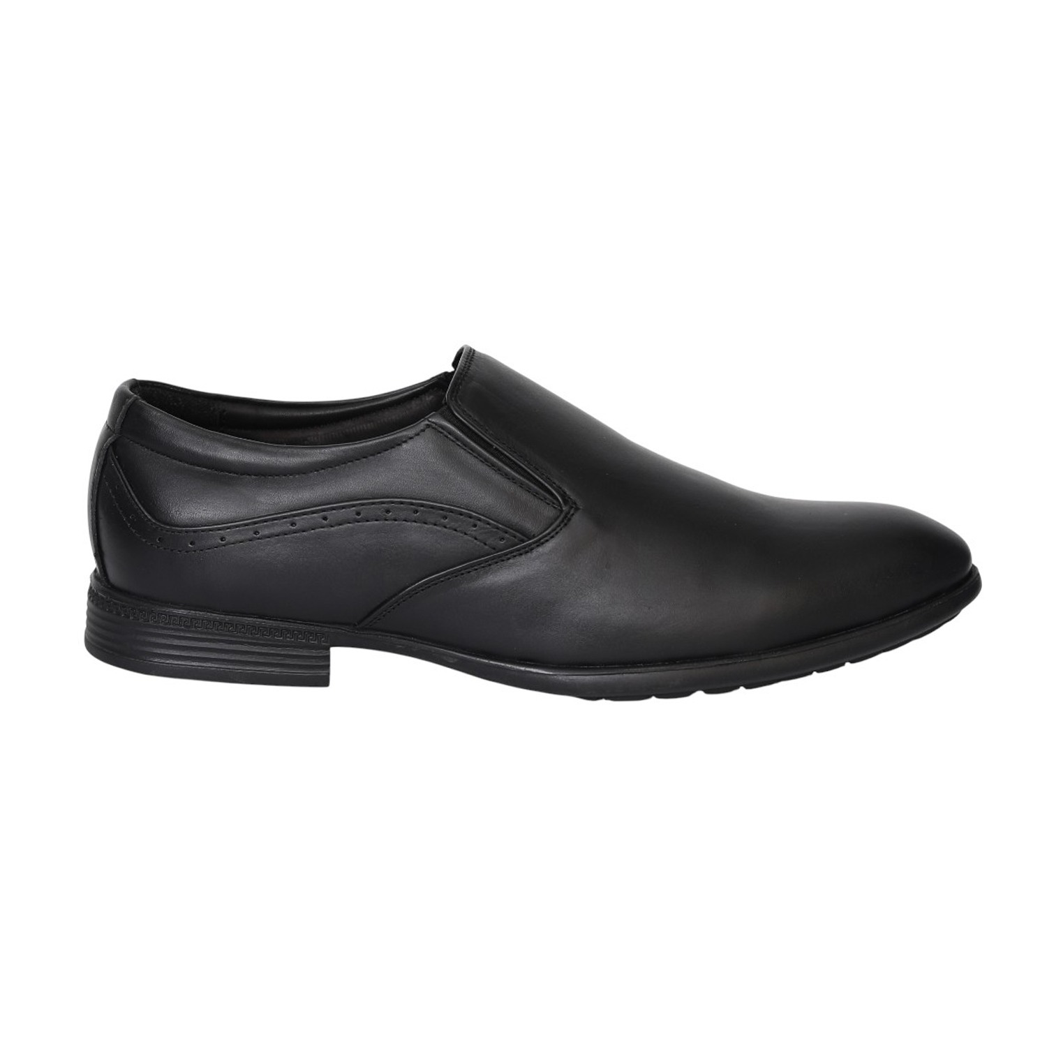 Men Black Classic Office Comfort Slip-Ons
