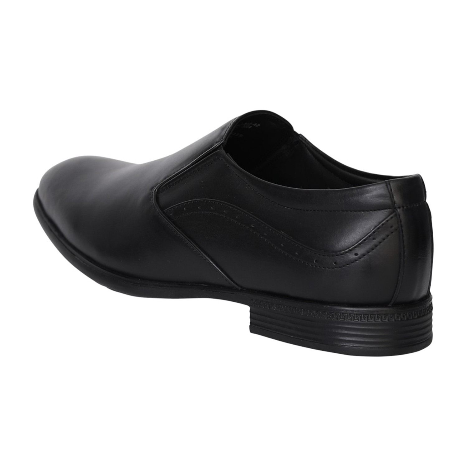 Men Black Classic Office Comfort Slip-Ons