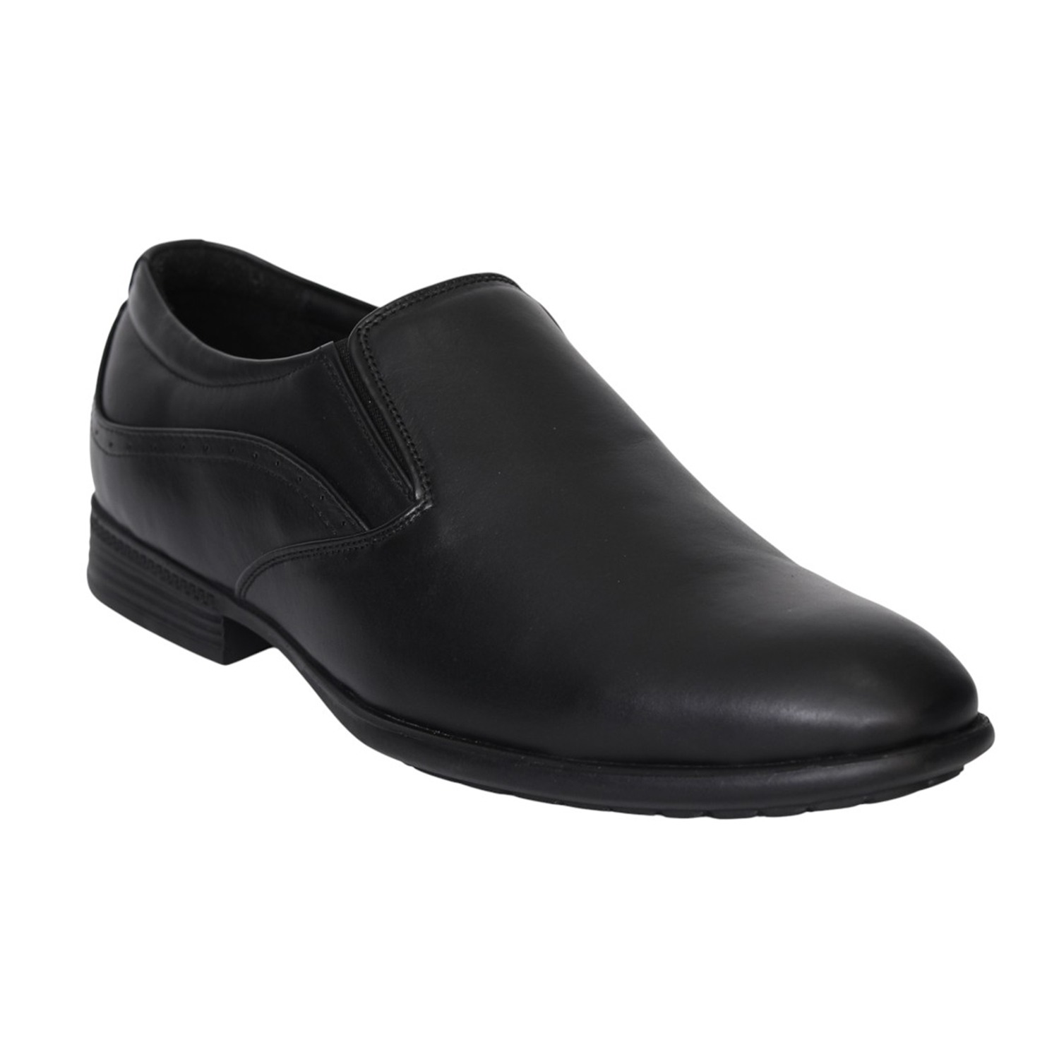 Men Black Classic Office Comfort Slip-Ons