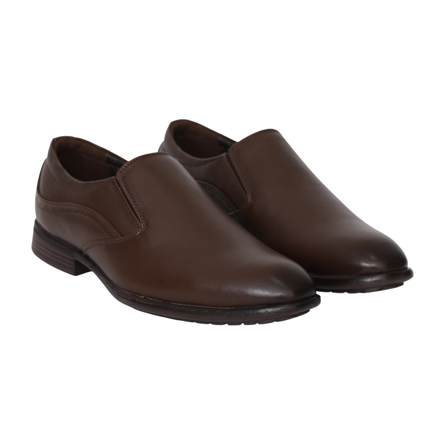 Men Brown Classic Office Comfort Slip-Ons