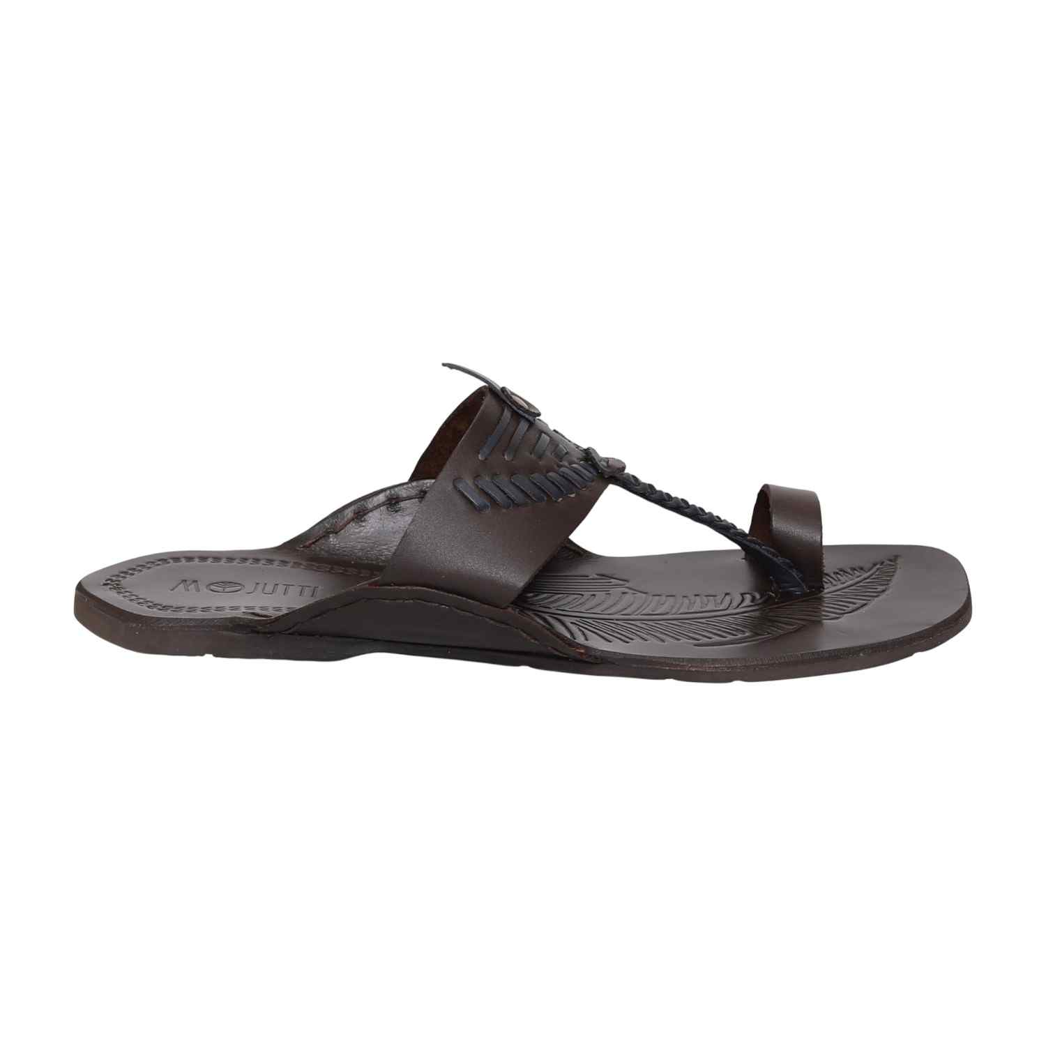 Men Deep Indigo Kolhapuri