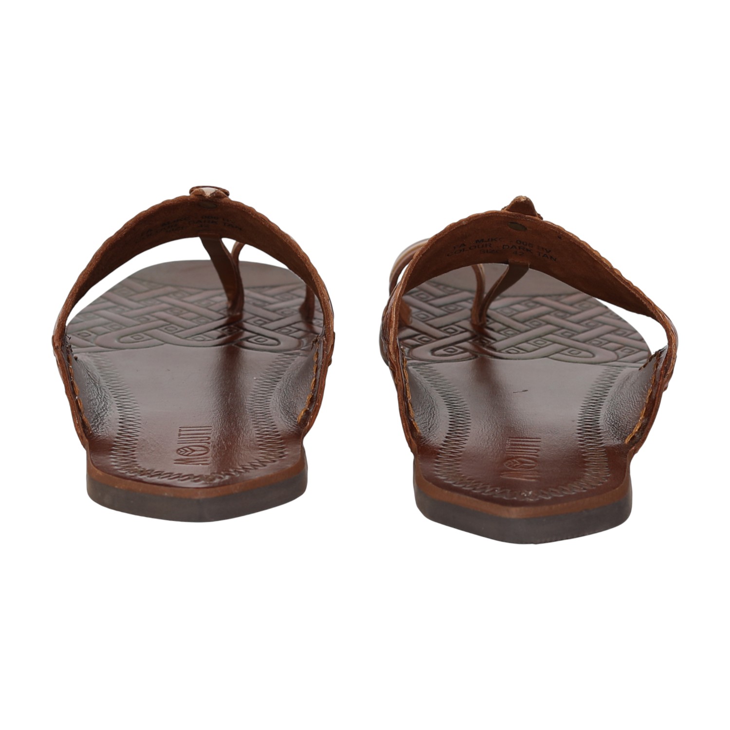 Men Traditional Tan Kolhapuri Chappal