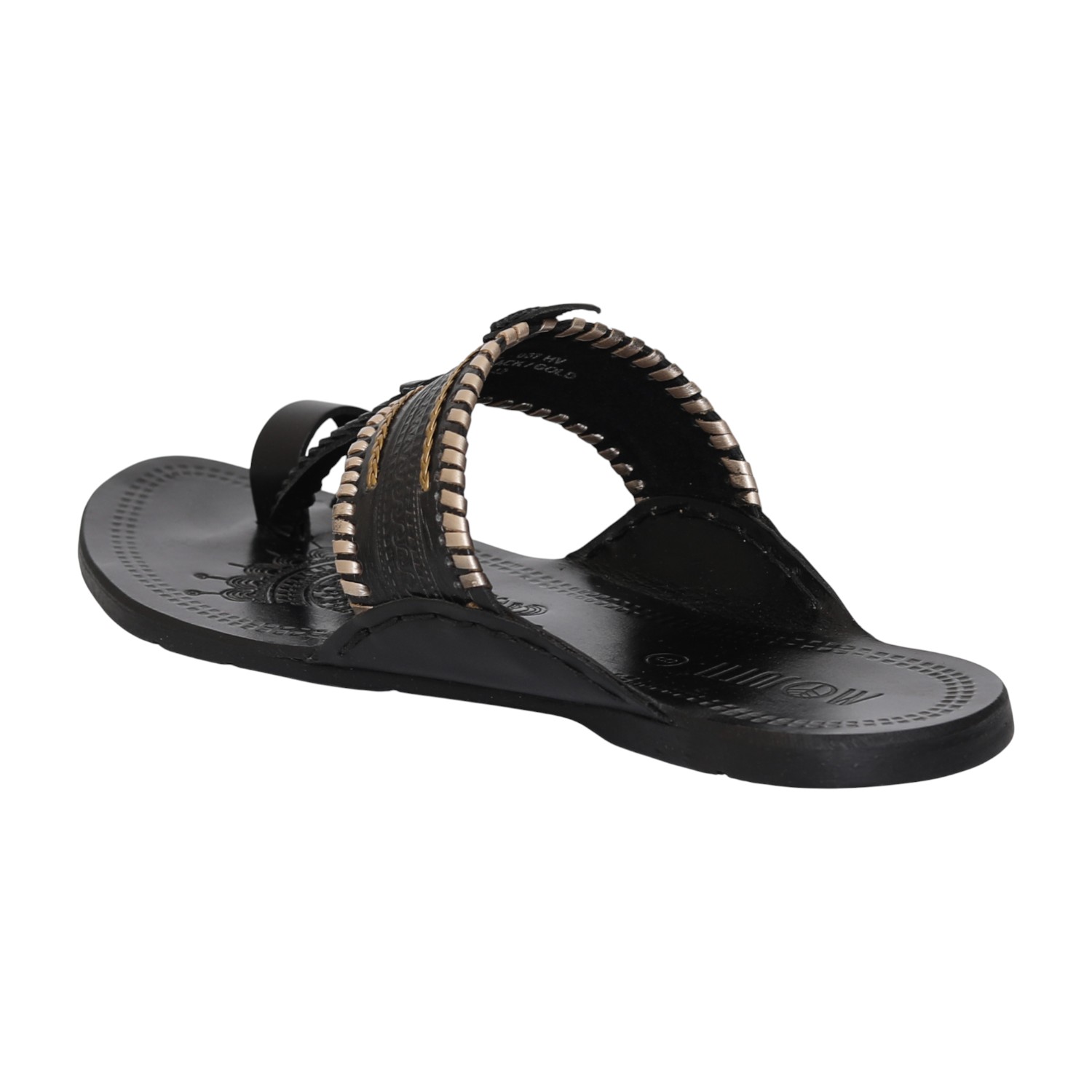 Men Black Ember Kolhapuri