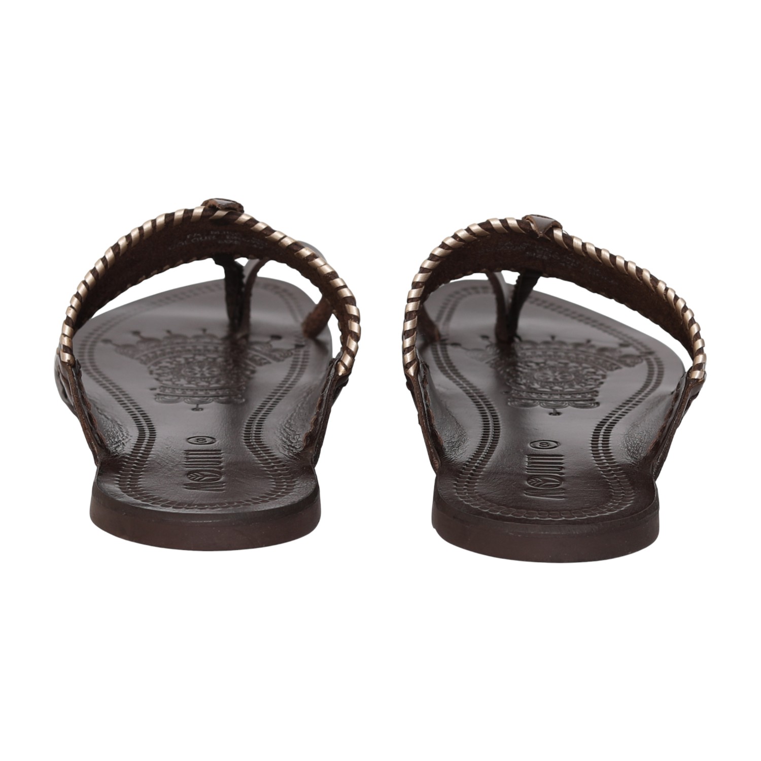 Men Chestnut Regal Kolhapuri