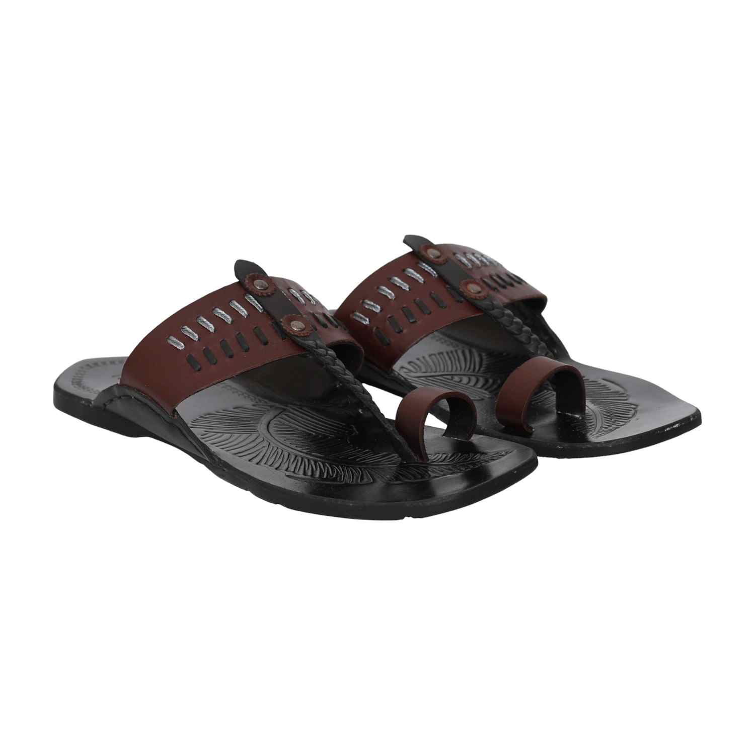 Men Auburn Etch Kolhapuri