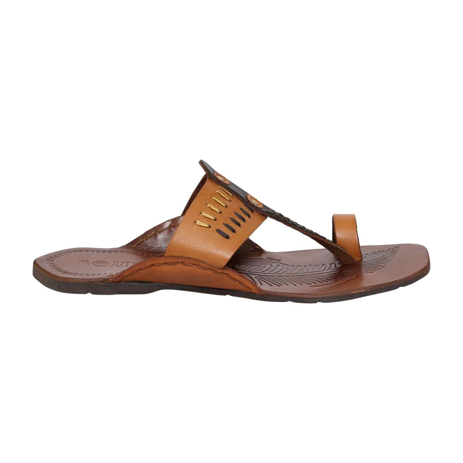 Men Amber Etch Kolhapuri