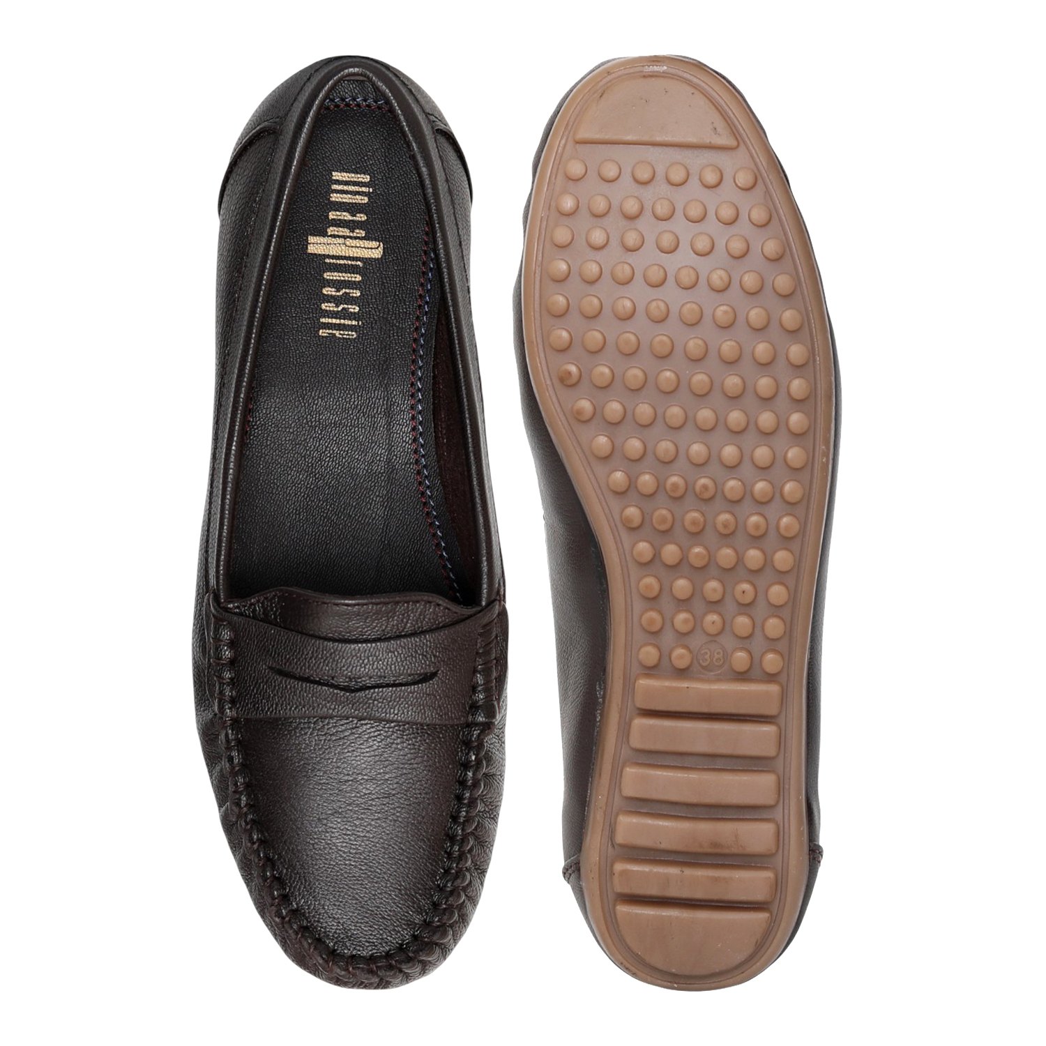 Women Cocoa-Brown Moccassins
