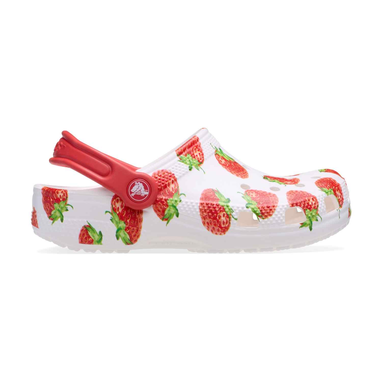 Classic Fresh Fruits Unisex White Clogs