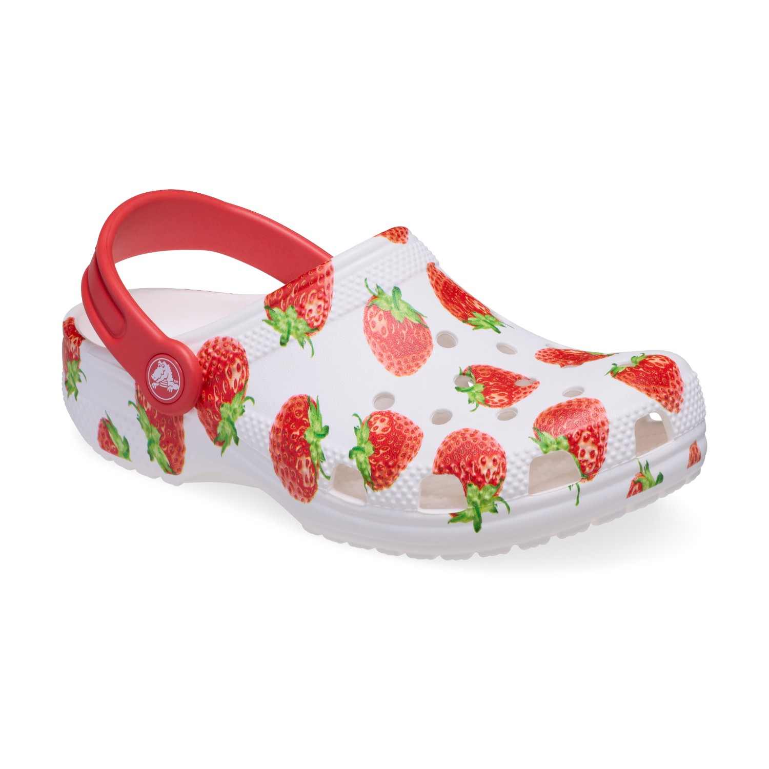 Classic Fresh Fruits Unisex White Clogs