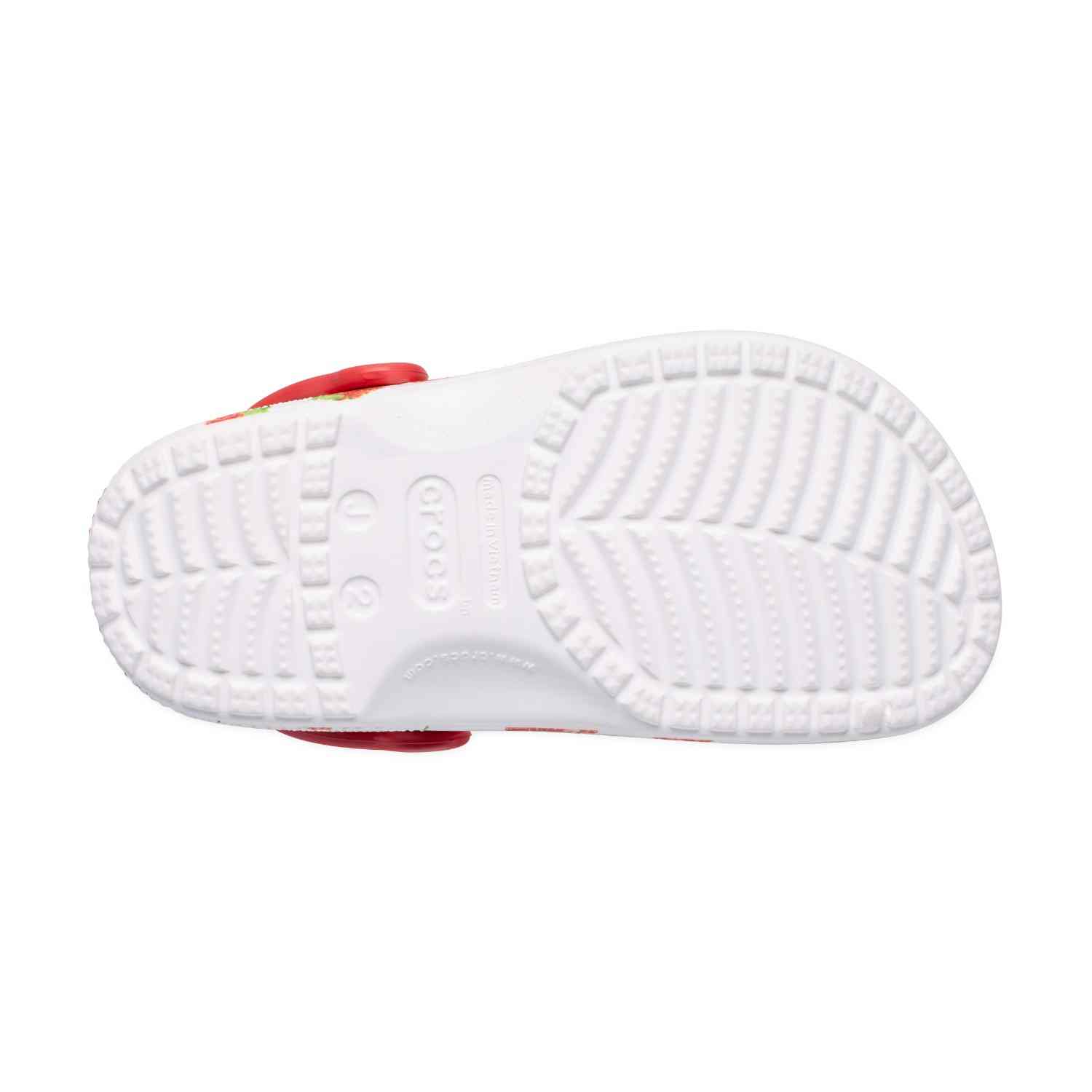 Classic Fresh Fruits Unisex White Clogs