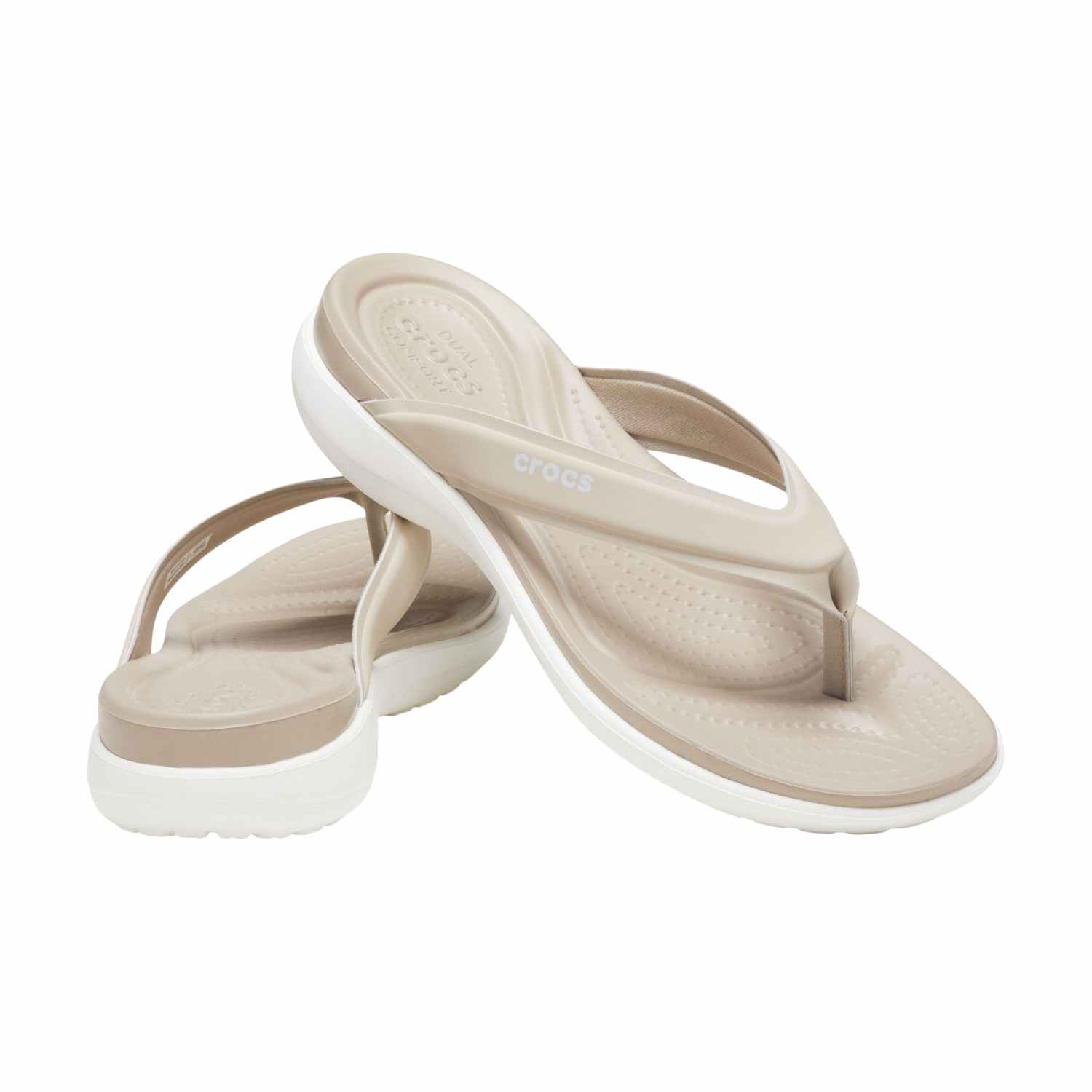 Capri V Sporty Women Cobblestone Flip Flops
