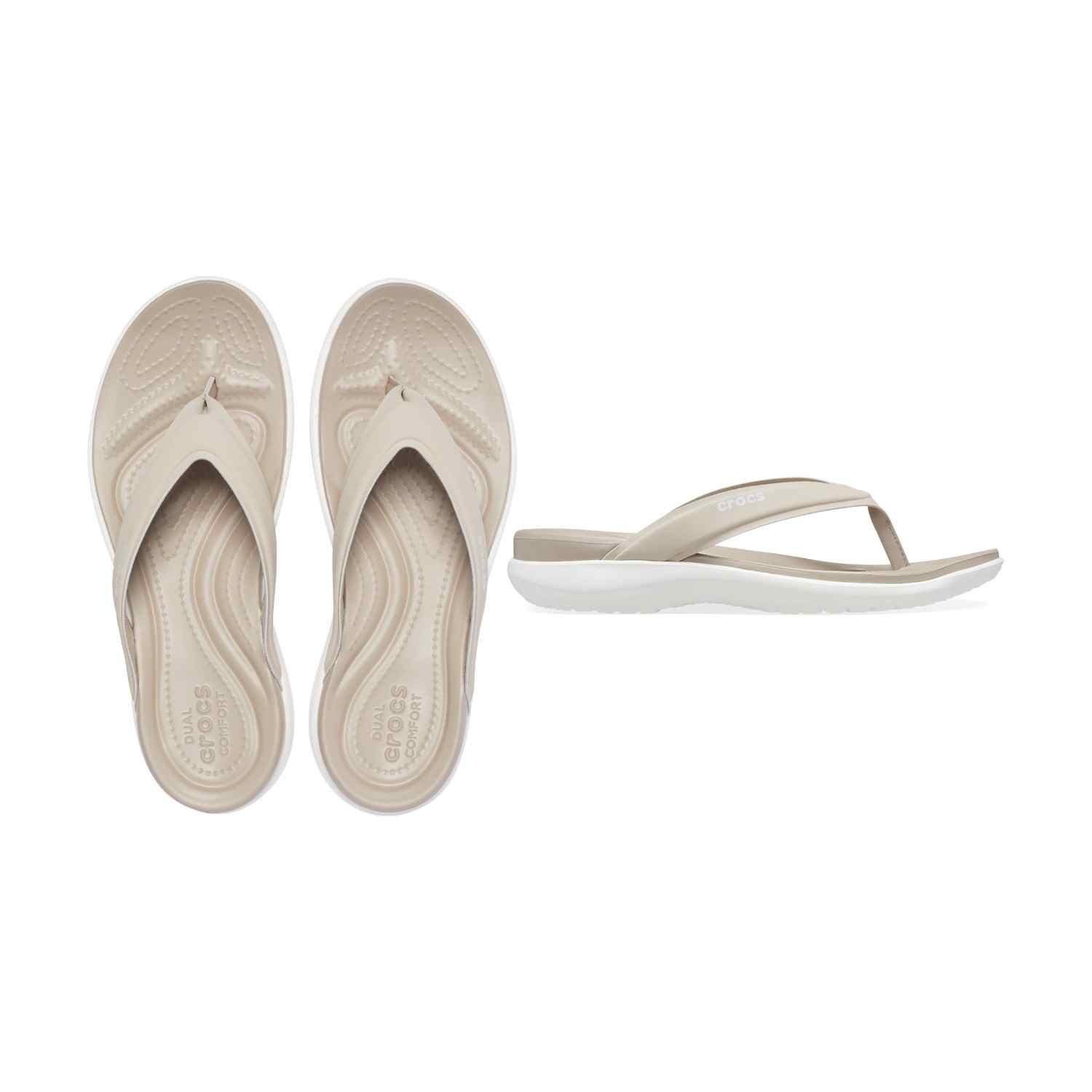 Capri V Sporty Women Cobblestone Flip Flops