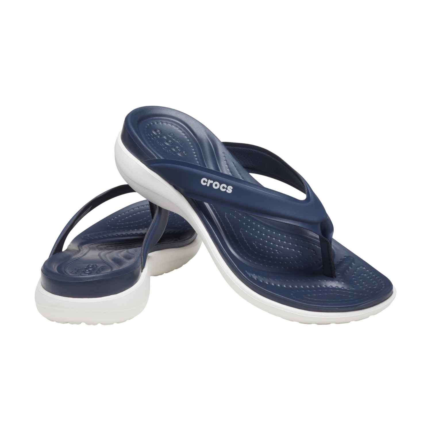 Capri V Sporty Women Navy Flip Flops