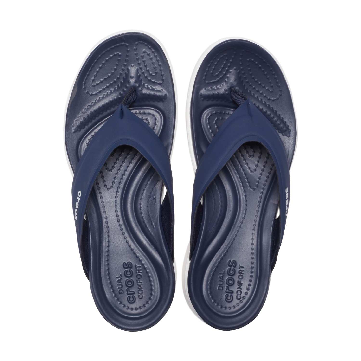Capri V Sporty Women Navy Flip Flops