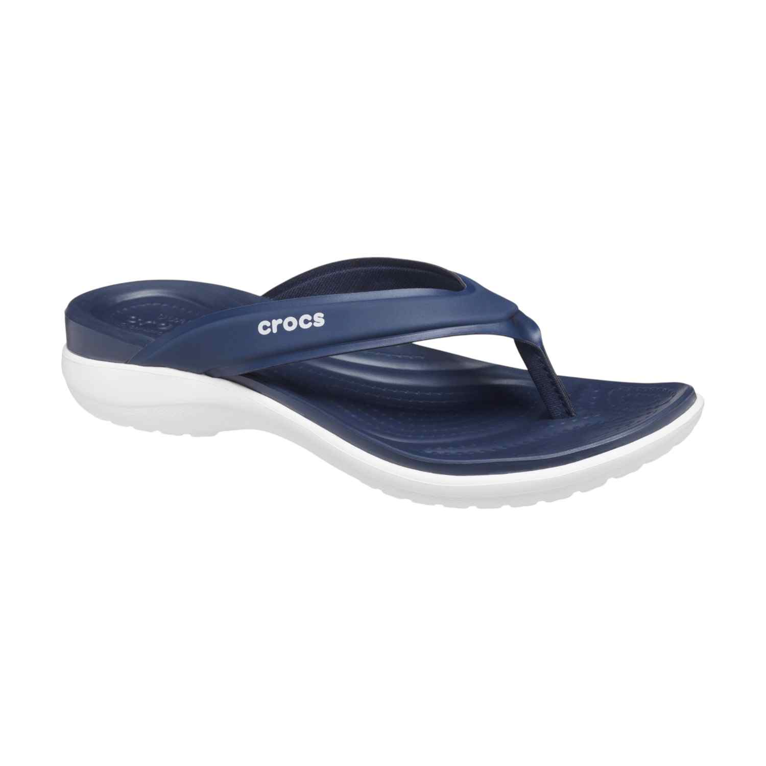 Capri V Sporty Women Navy Flip Flops