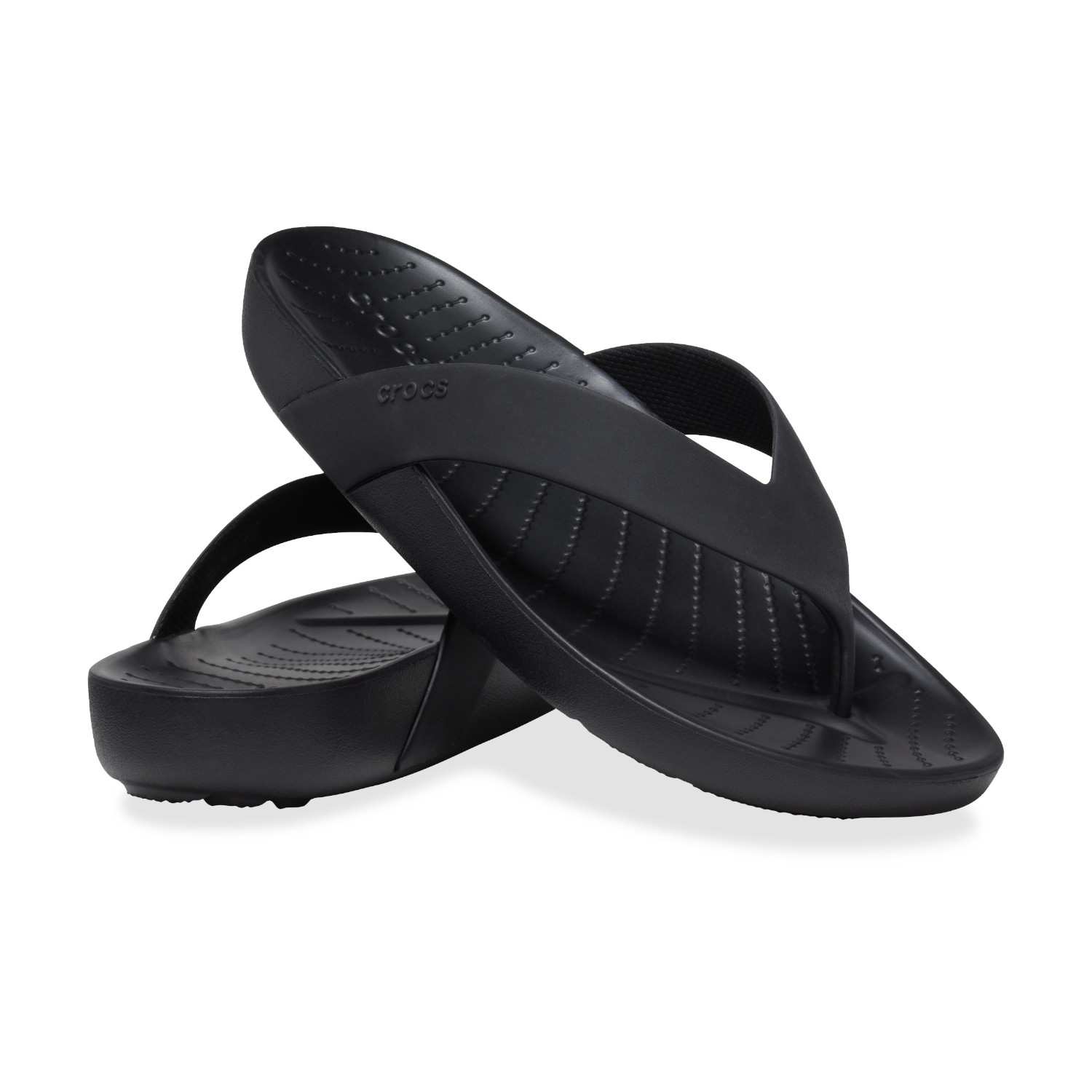 Splash Women Black Flip Flops
