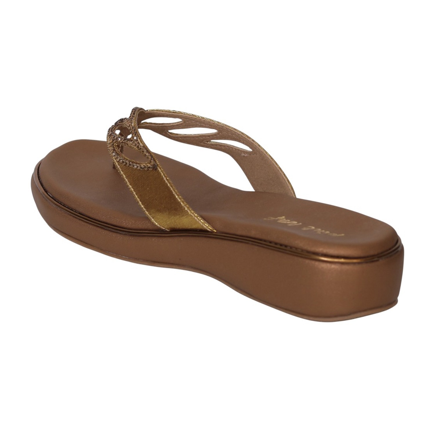 Women Antique Jewel Strap Wedge Sandals