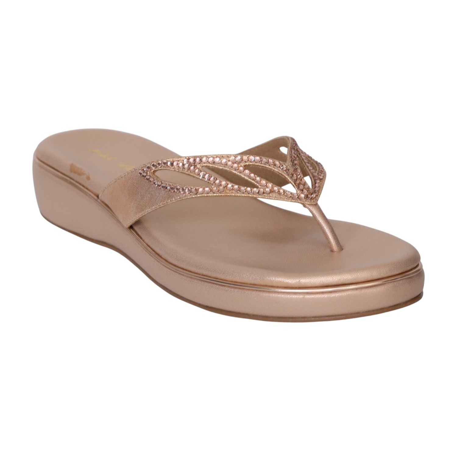 Women Sulthan Jewel Strap Wedge Sandals