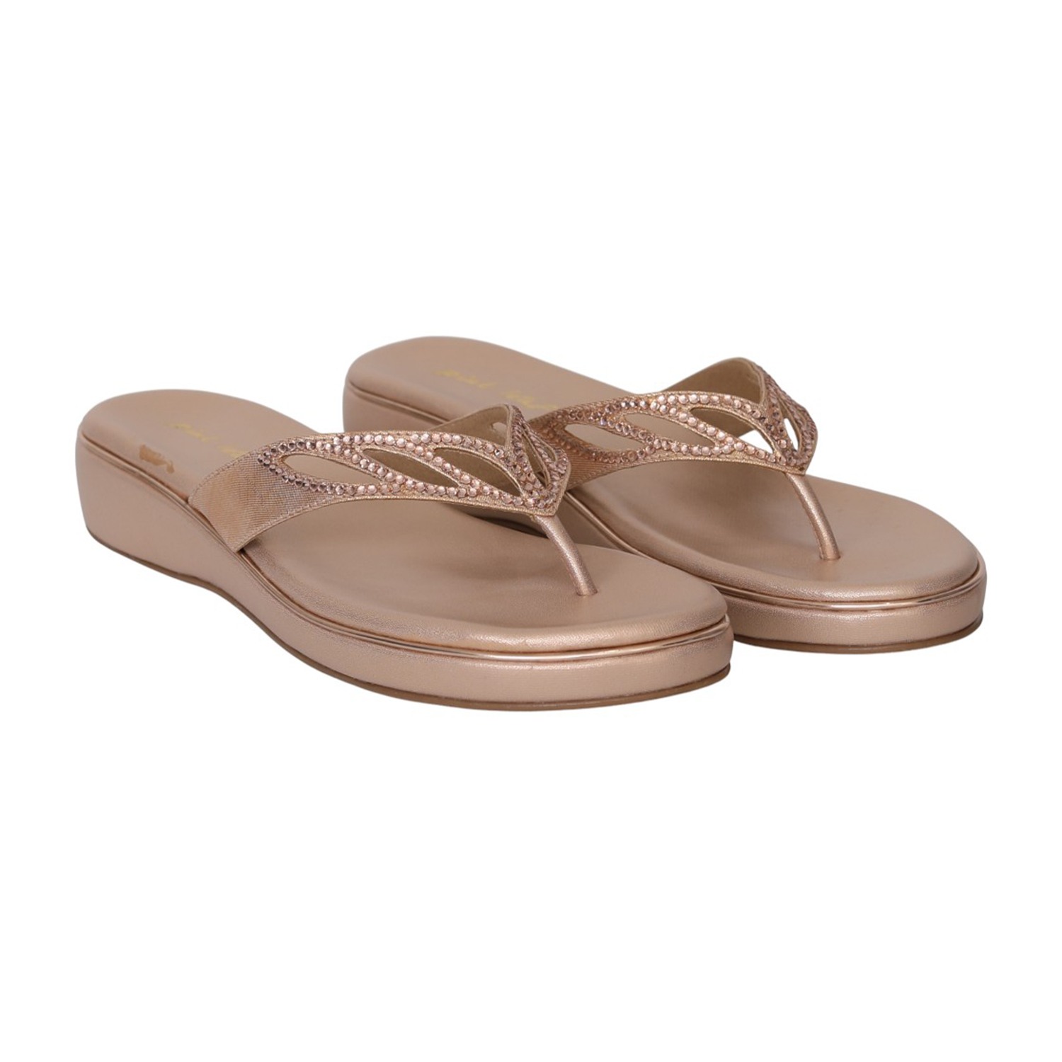 Women Sulthan Jewel Strap Wedge Sandals