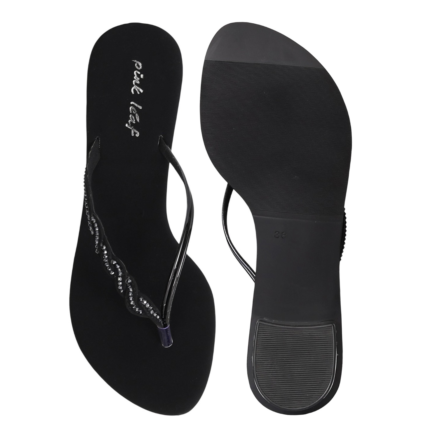 Women Night Shimmer Weave Heels