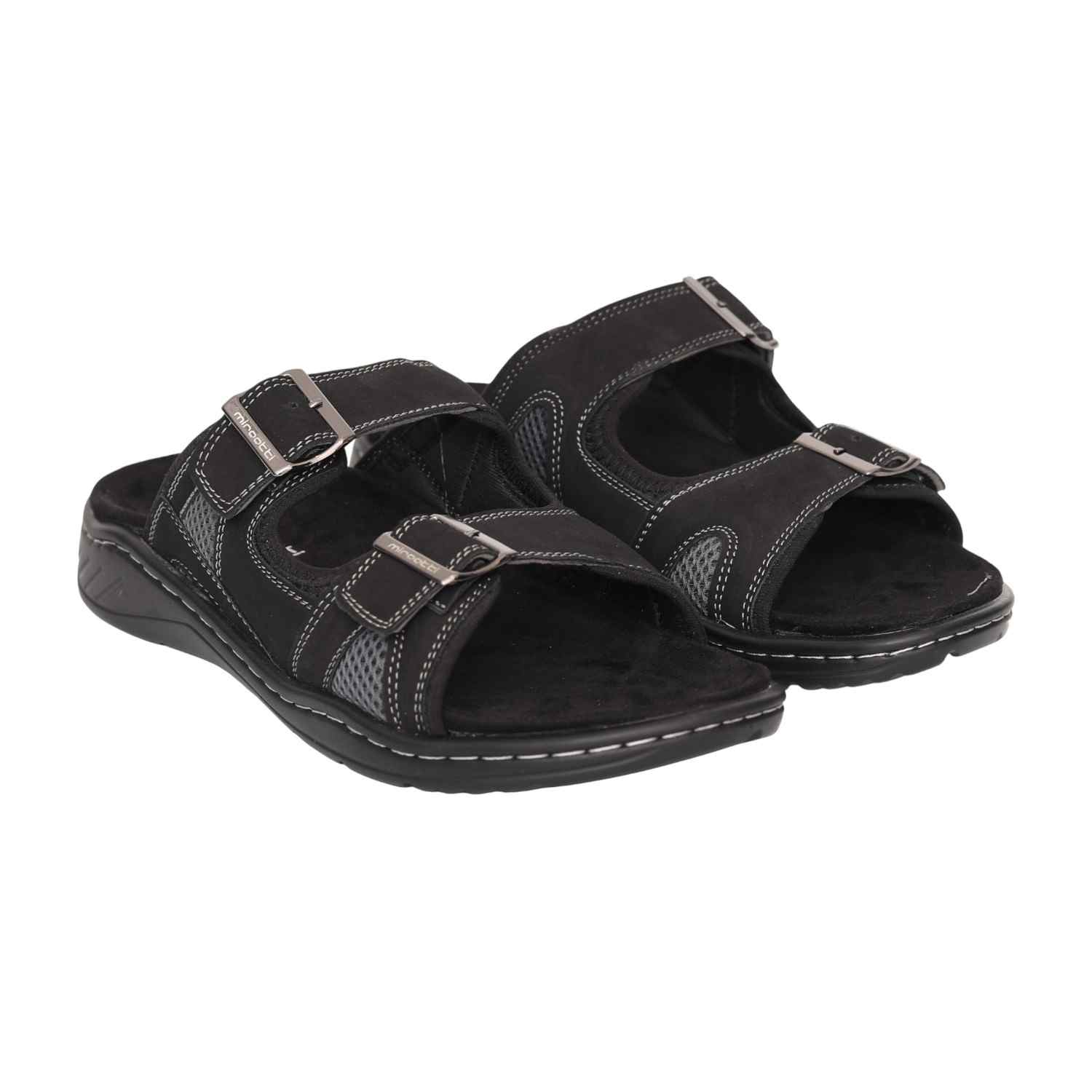 Men Black Highland Utility Sandals