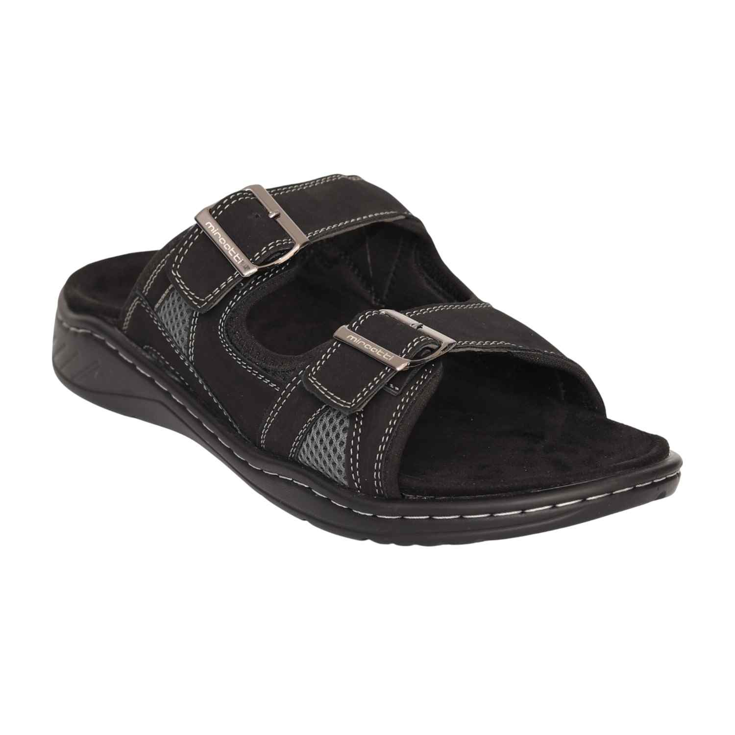 Men Black Highland Utility Sandals