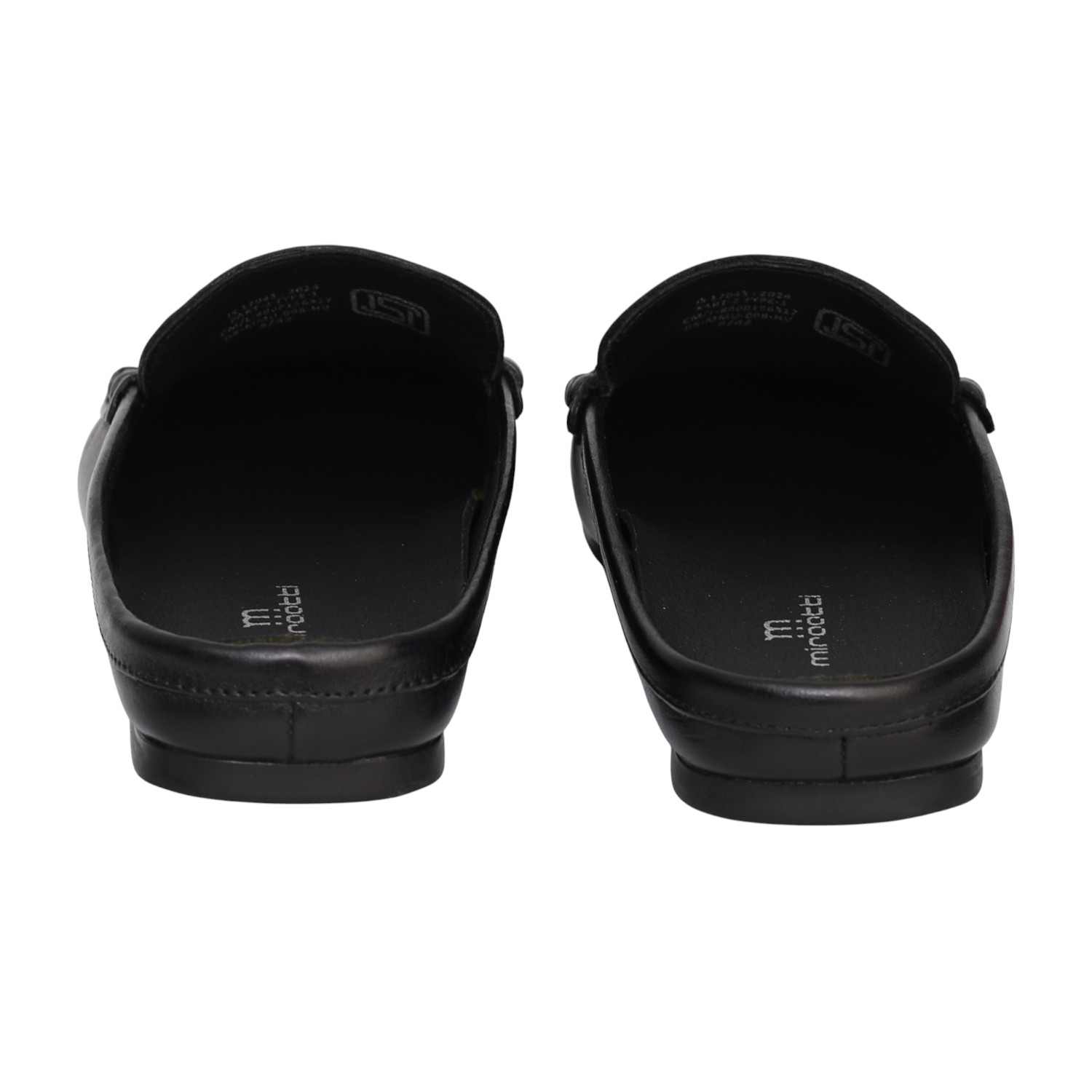 Men Classic Jet Black Mule