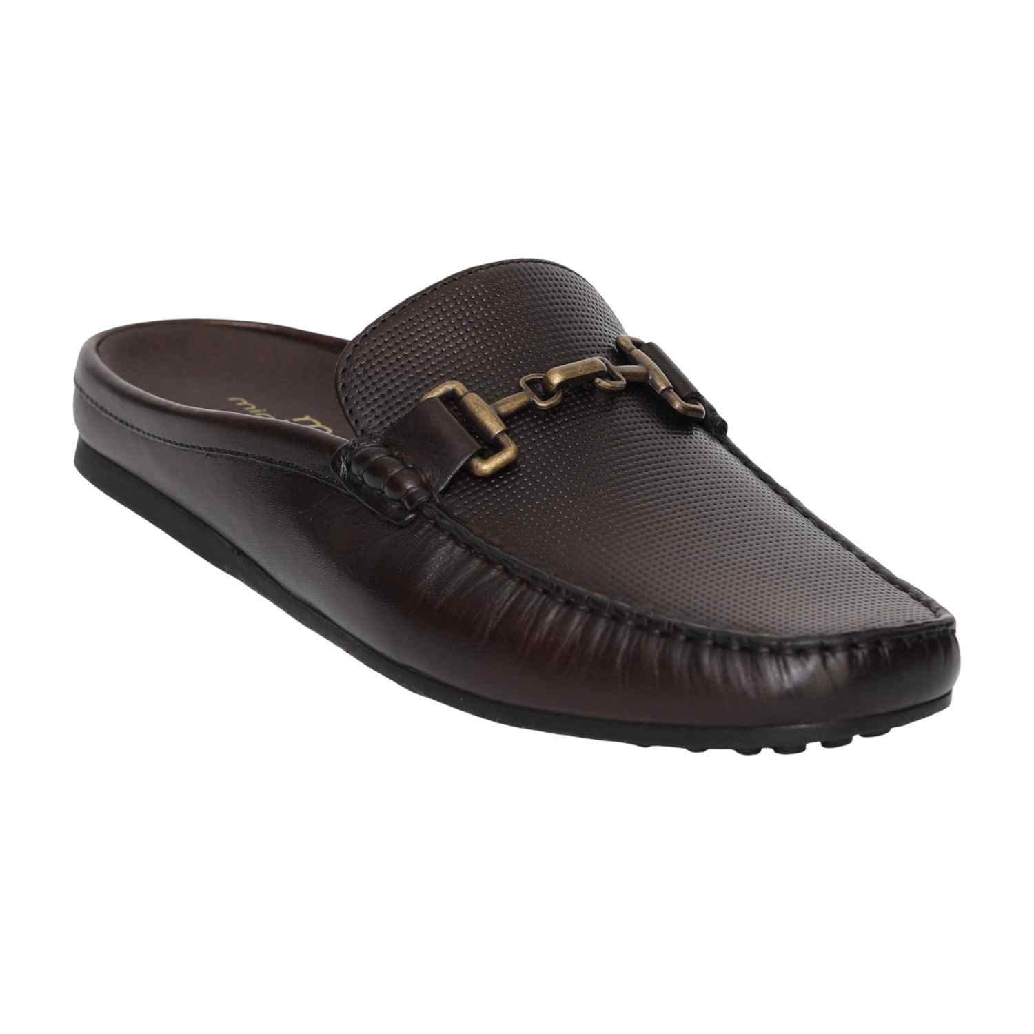 Men Rich Coffee Brown Mule