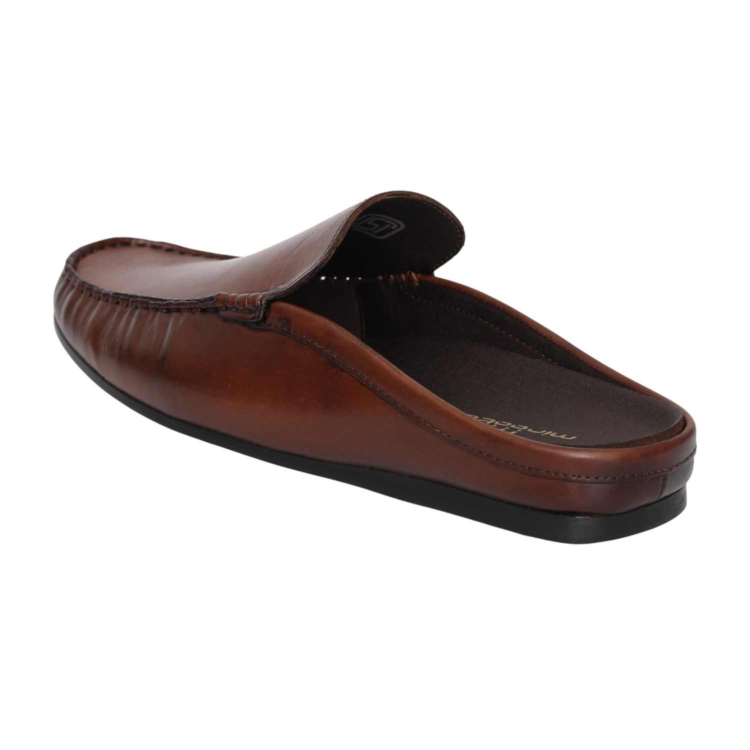 Men Classic Dark Tan Mule